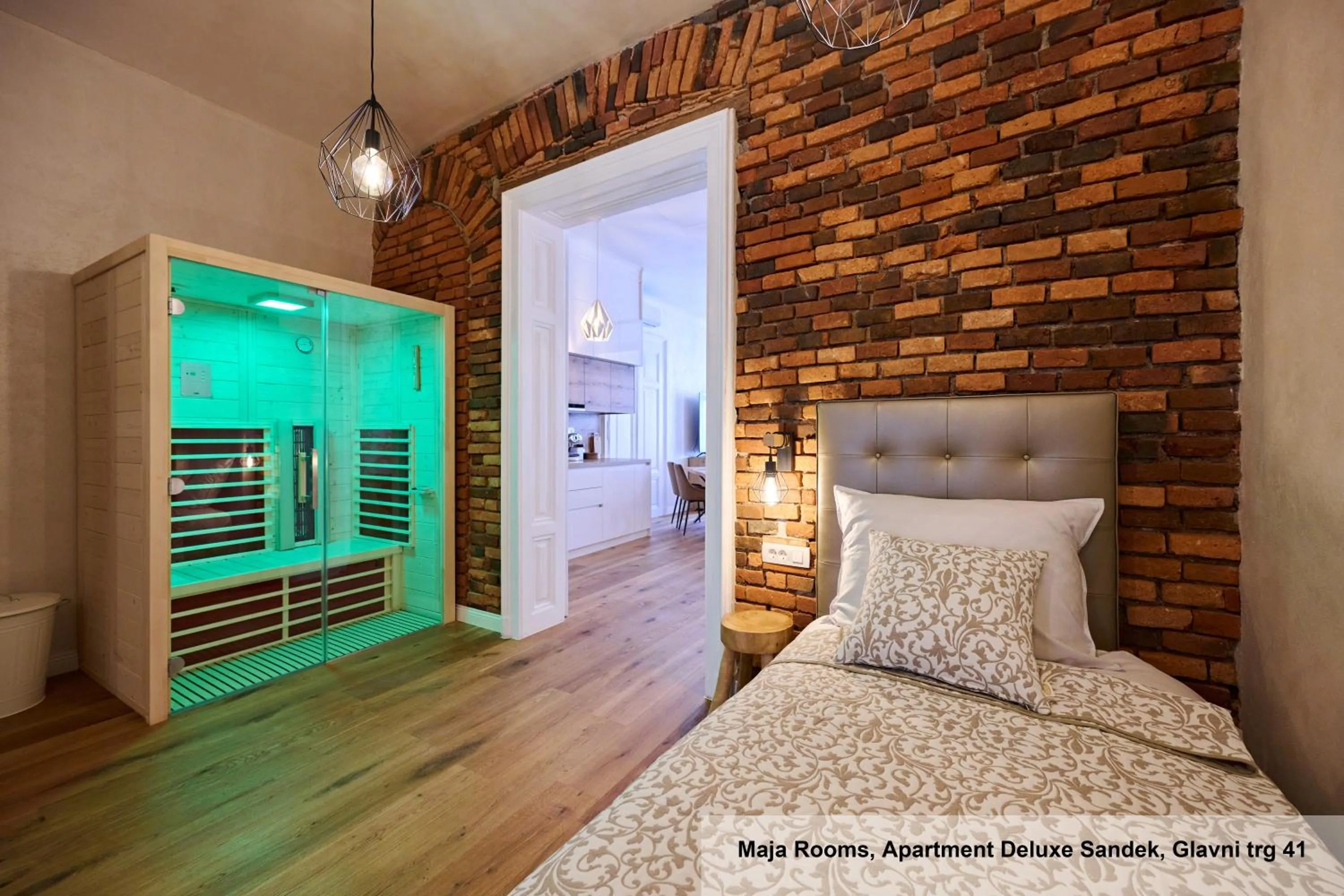 Sauna, Bed in Hiša Ančka, Boutique Hotel & Maja Rooms