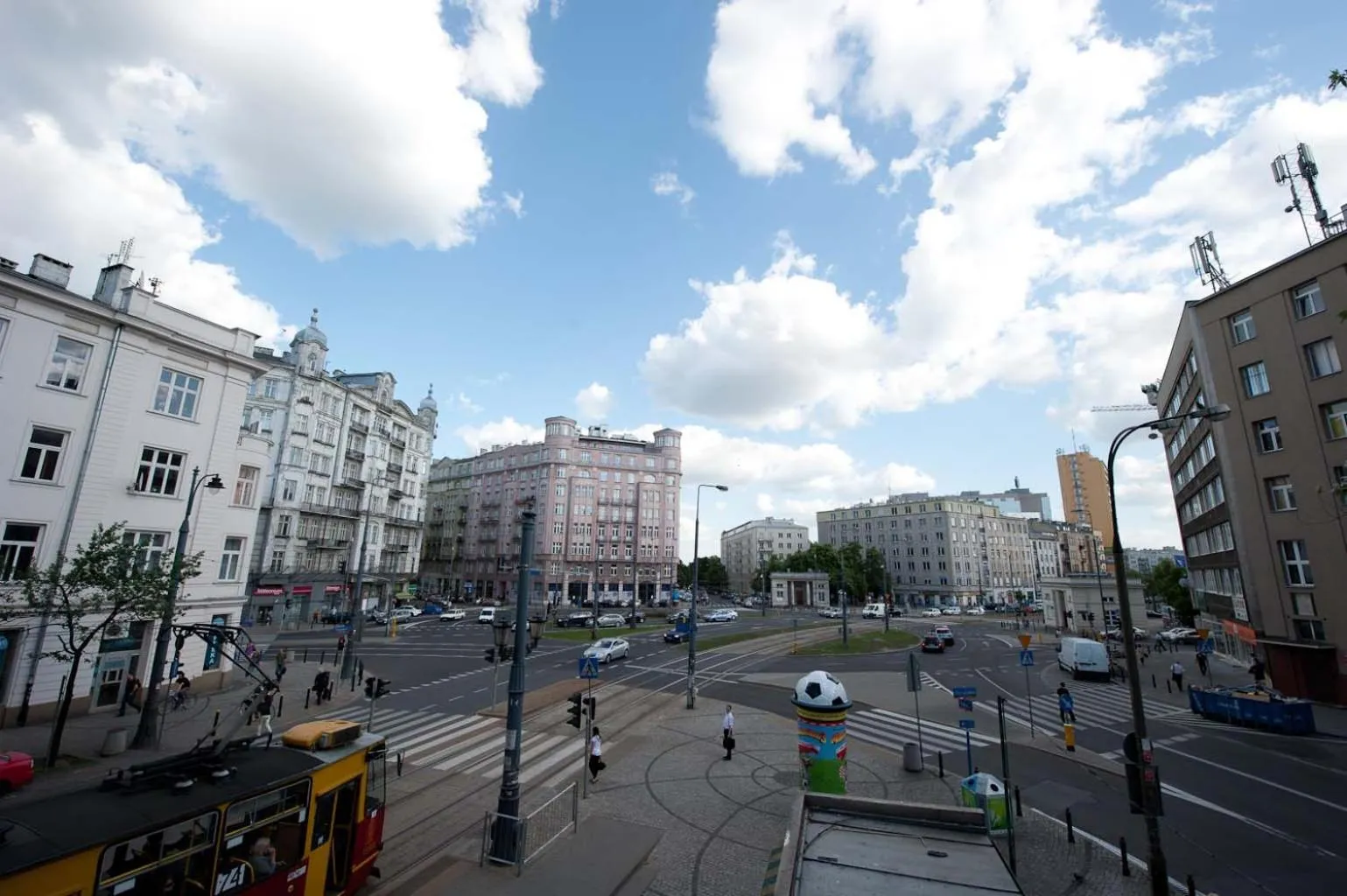 City view in Planet Hostel