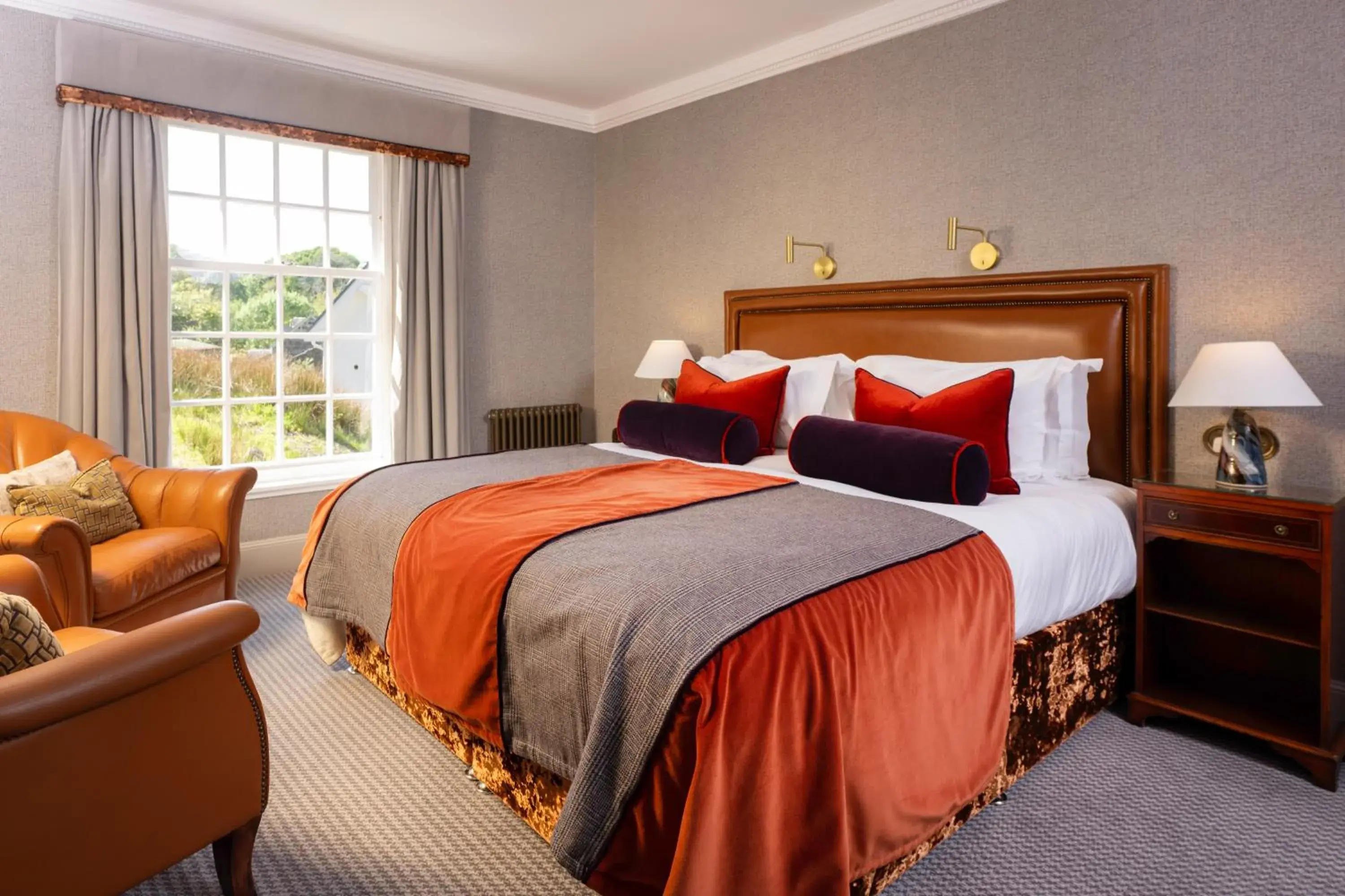 Bedroom, Bed in Knipoch House Hotel Bedroom, Bed in Knipoch House Hotel