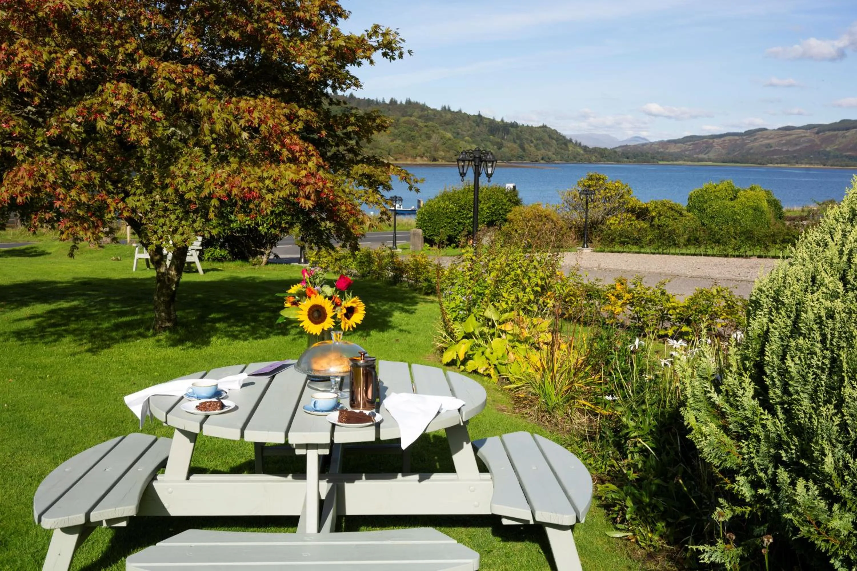 Sea view in Knipoch House Hotel