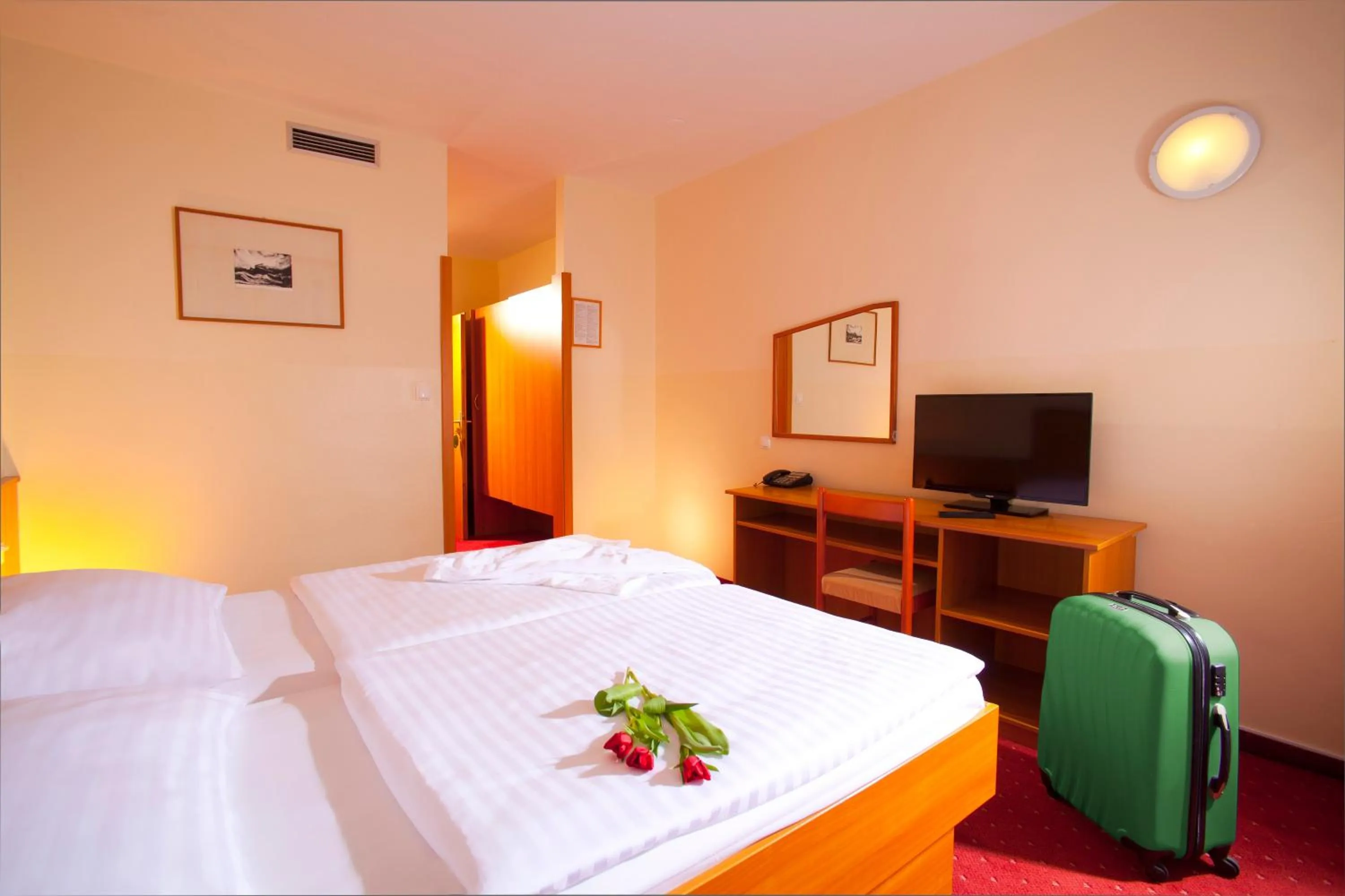 Bedroom, Bed in Terme Topolsica - Hotel Vesna