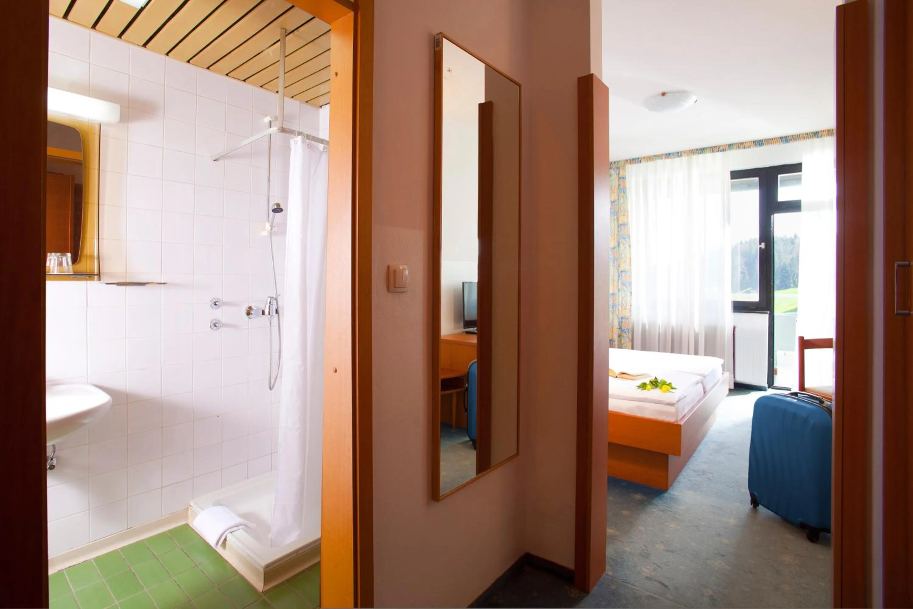 Bathroom, Bed in Terme Topolsica - Hotel Vesna