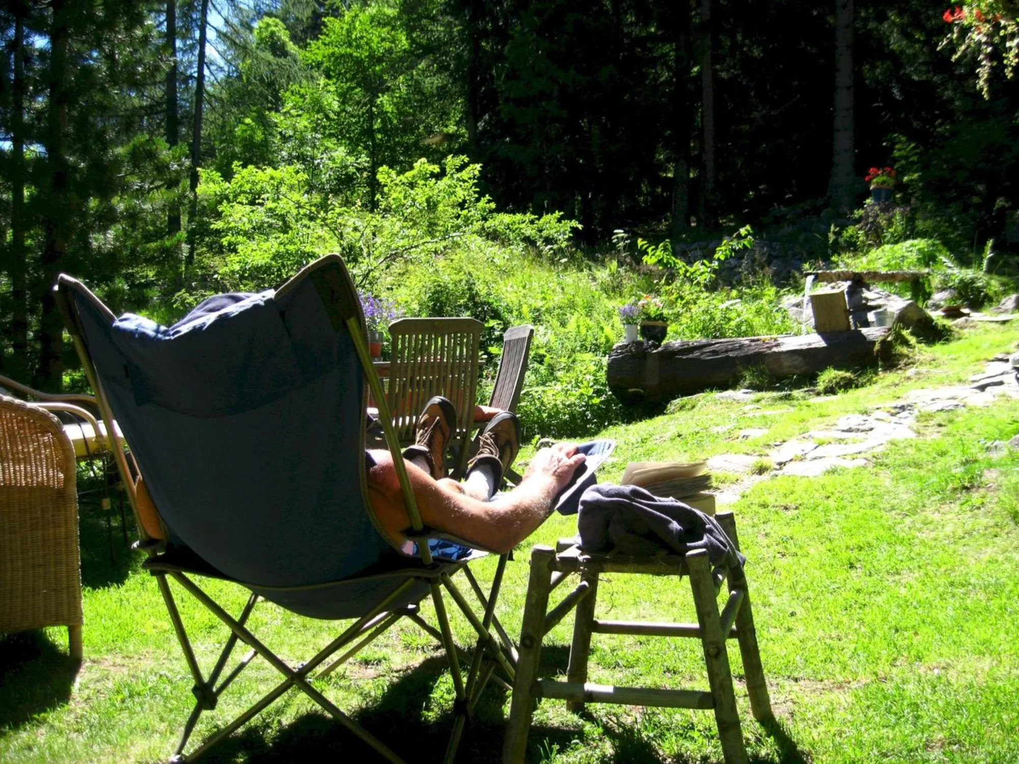 Garden in The Guest House
