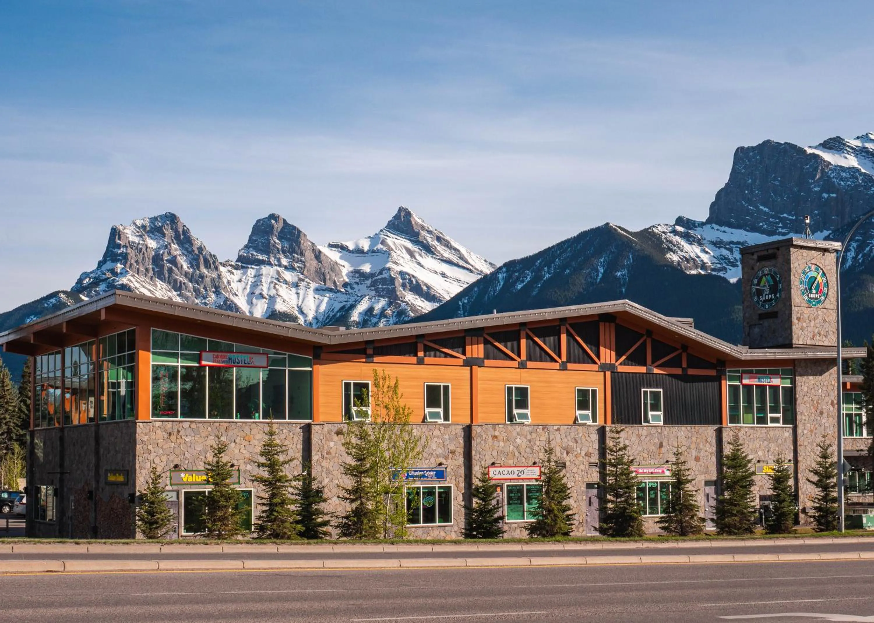Property building in Canmore Downtown Hostel