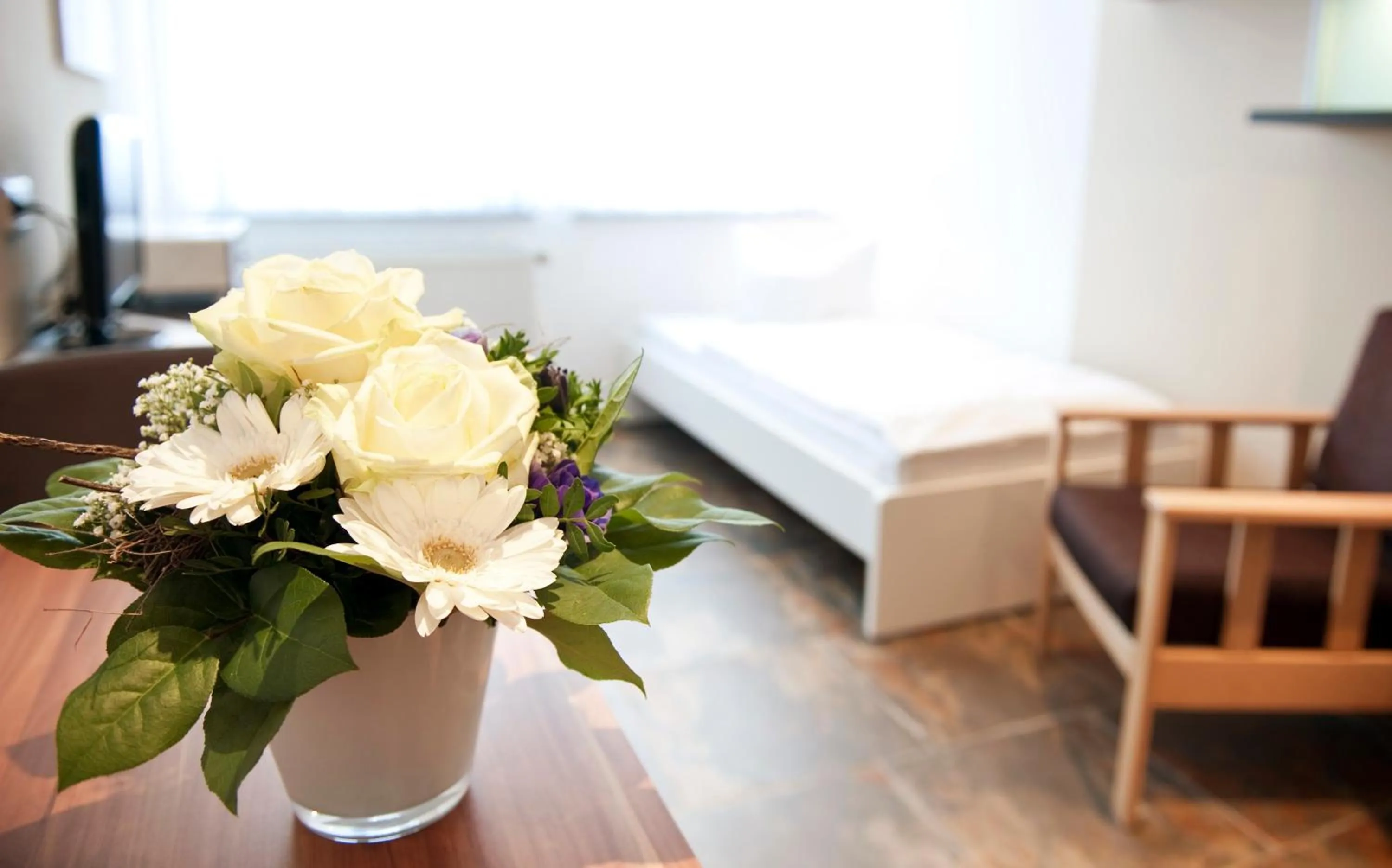 Bedroom, Bed in Appartements am Kleeblatt