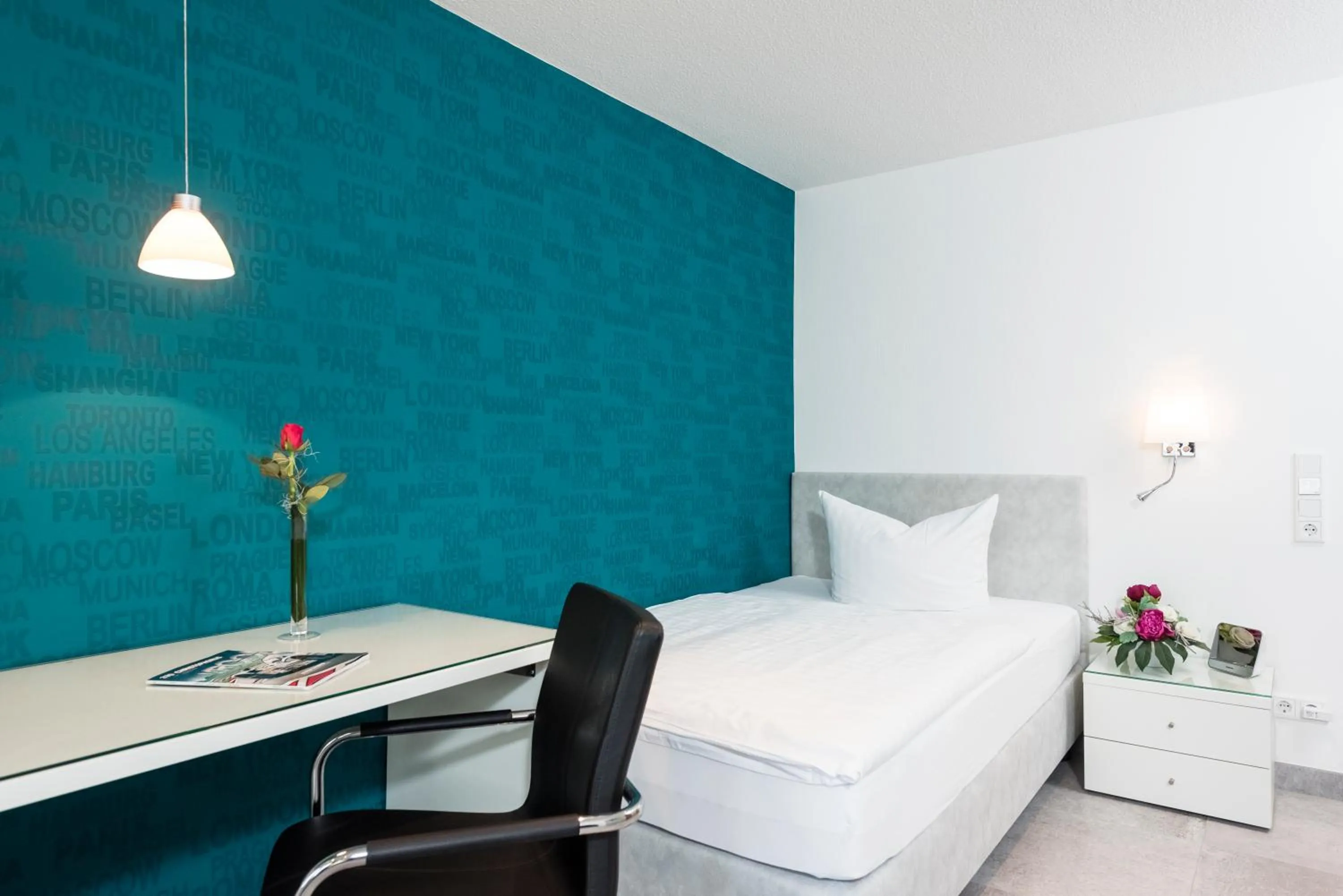 Bed in Appartements am Kleeblatt