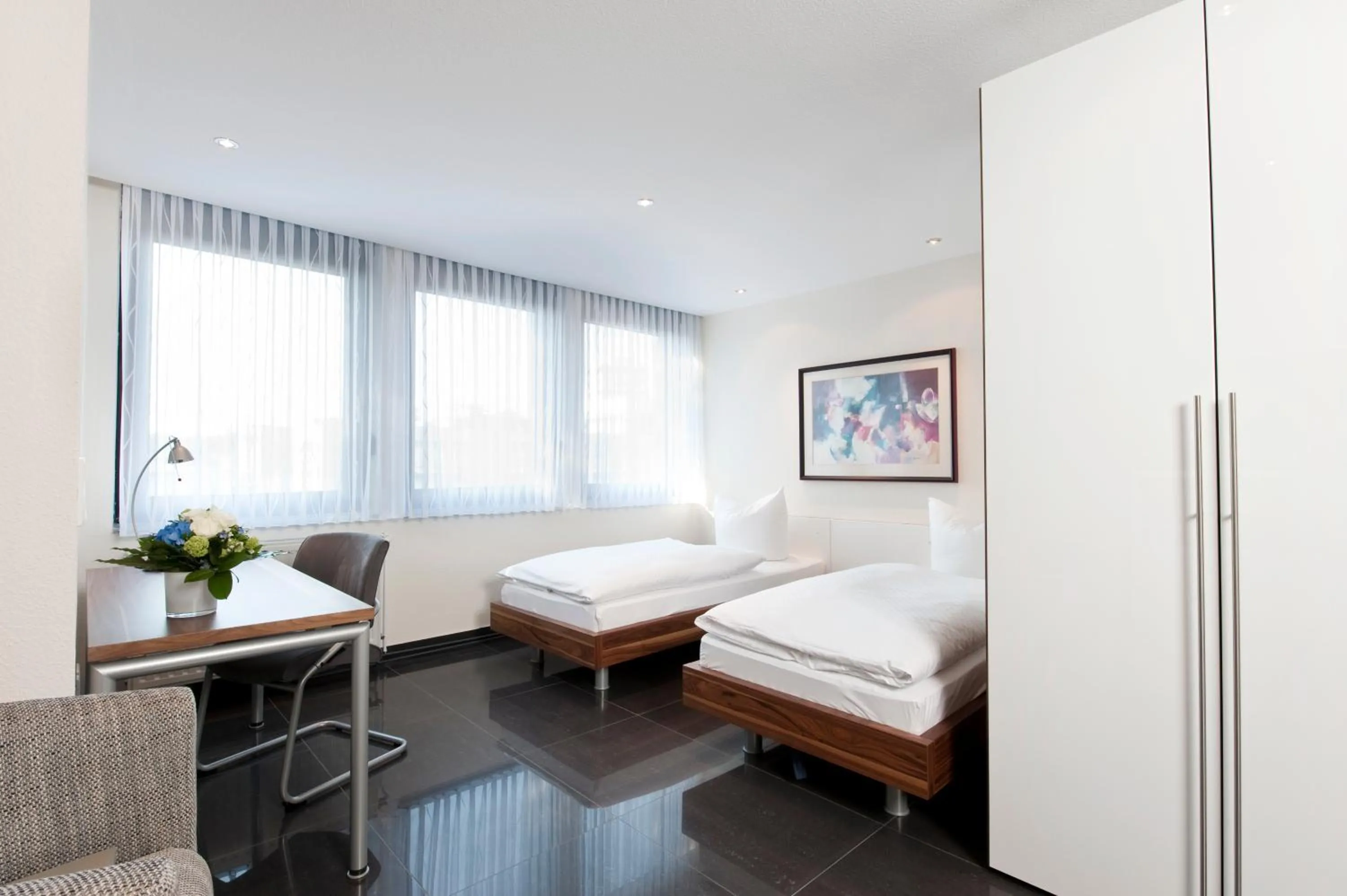 Bedroom, Bed in Appartements am Kleeblatt