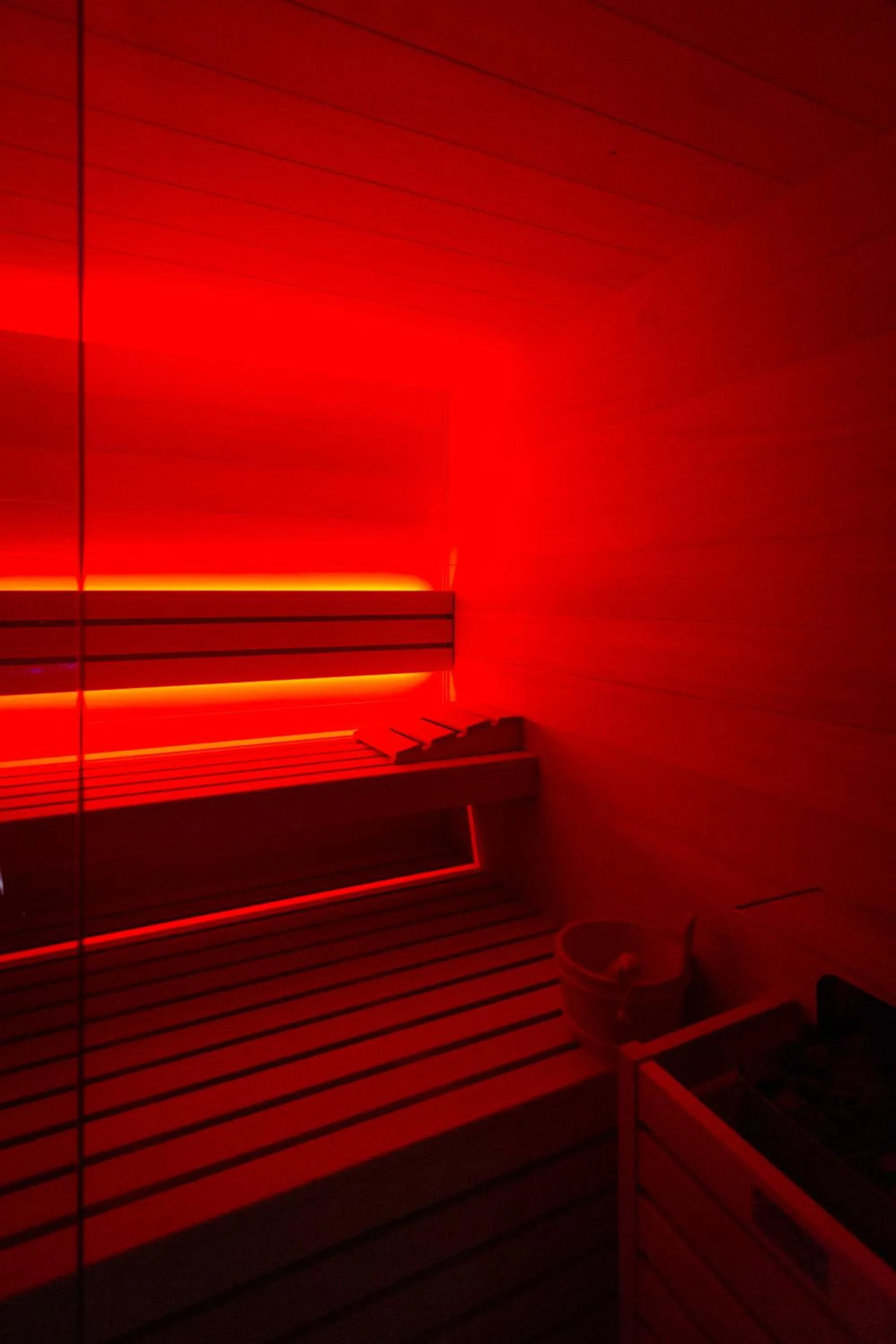 Sauna in Zambala Luxury Apartments