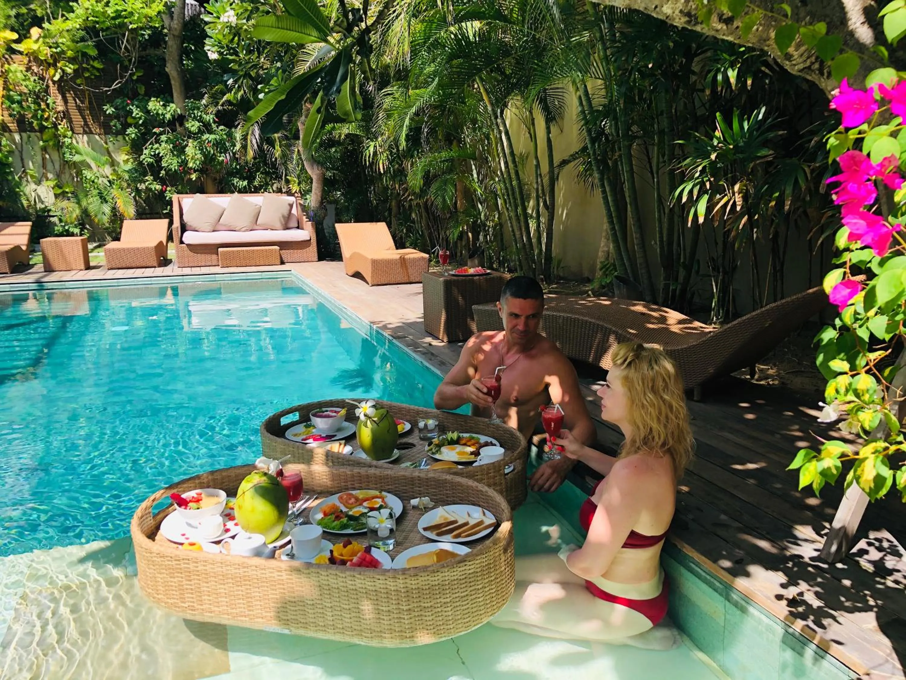 Food and drinks in Beach Axis Villa, Seminyak