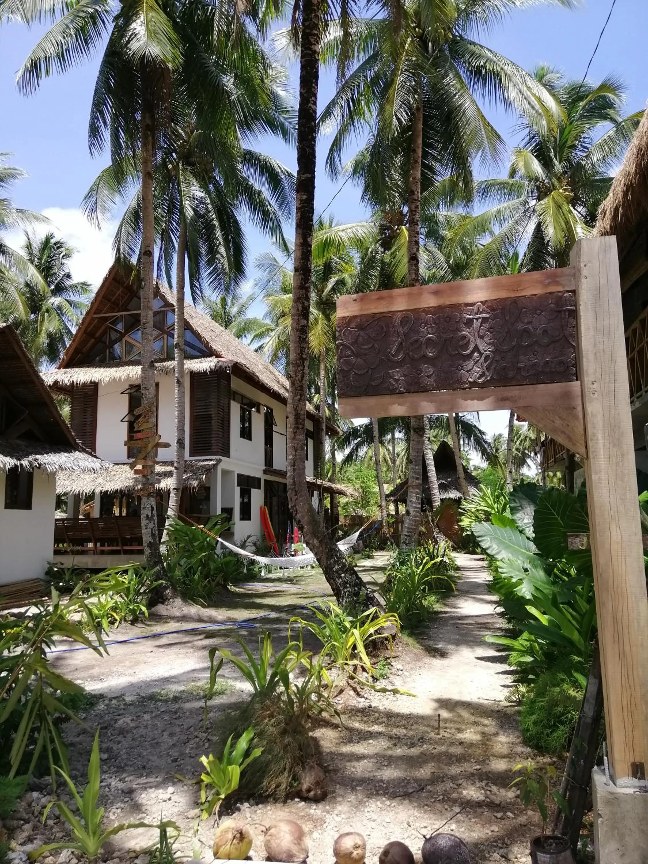 Facade/entrance in Secret Spot Siargao