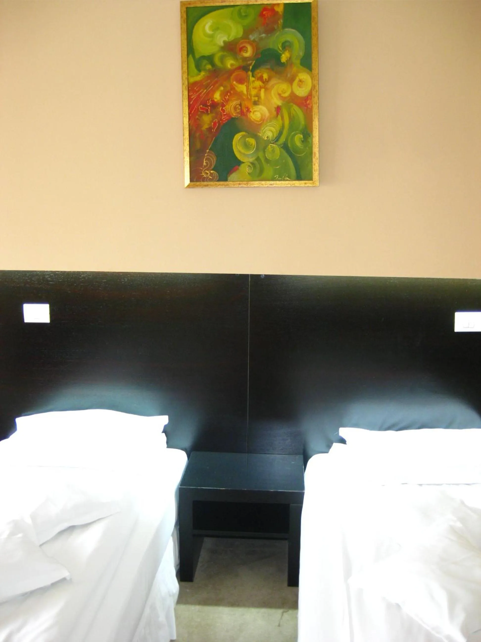 Bed in Hotel Delpack