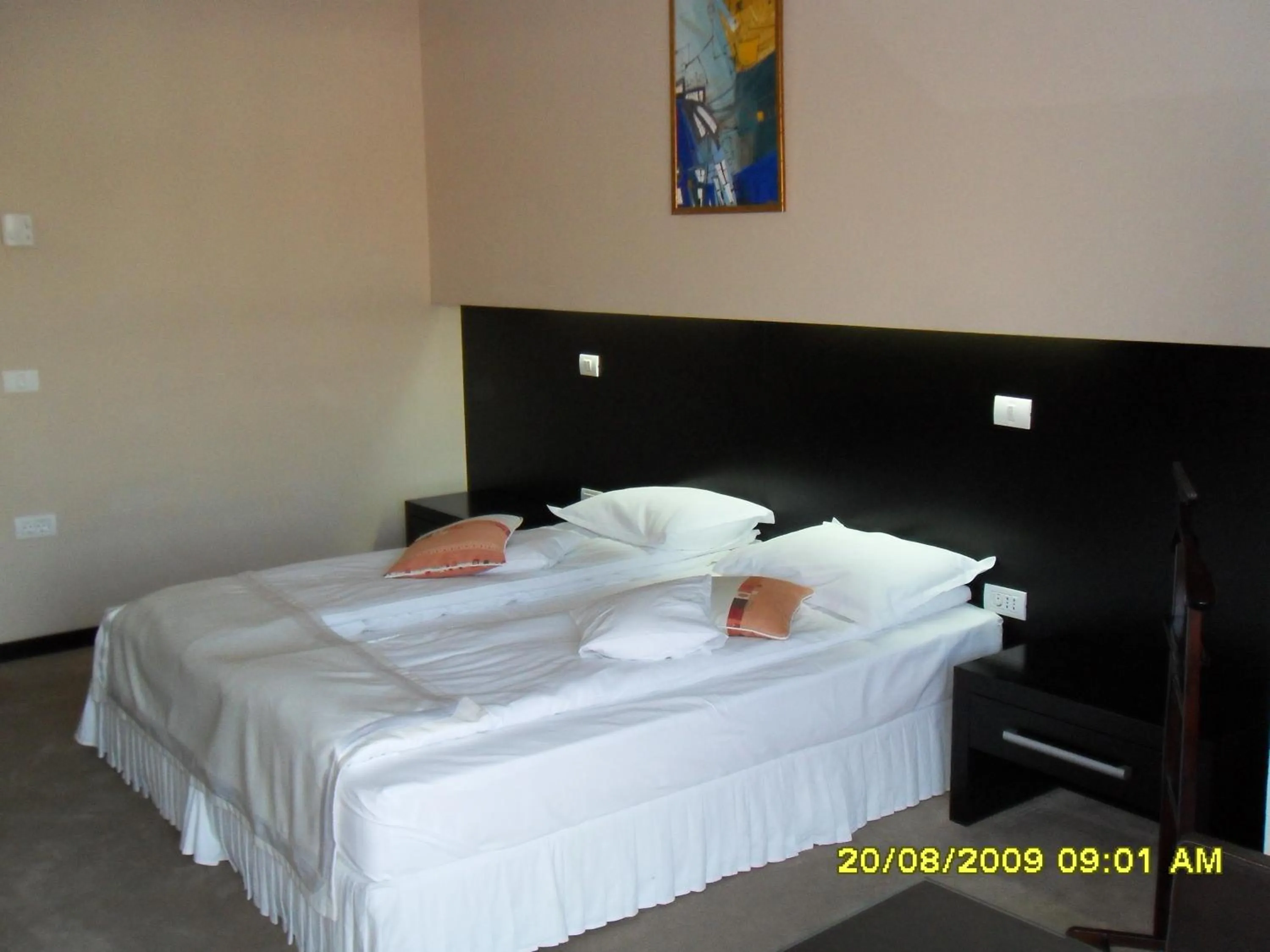 Bed in Hotel Delpack