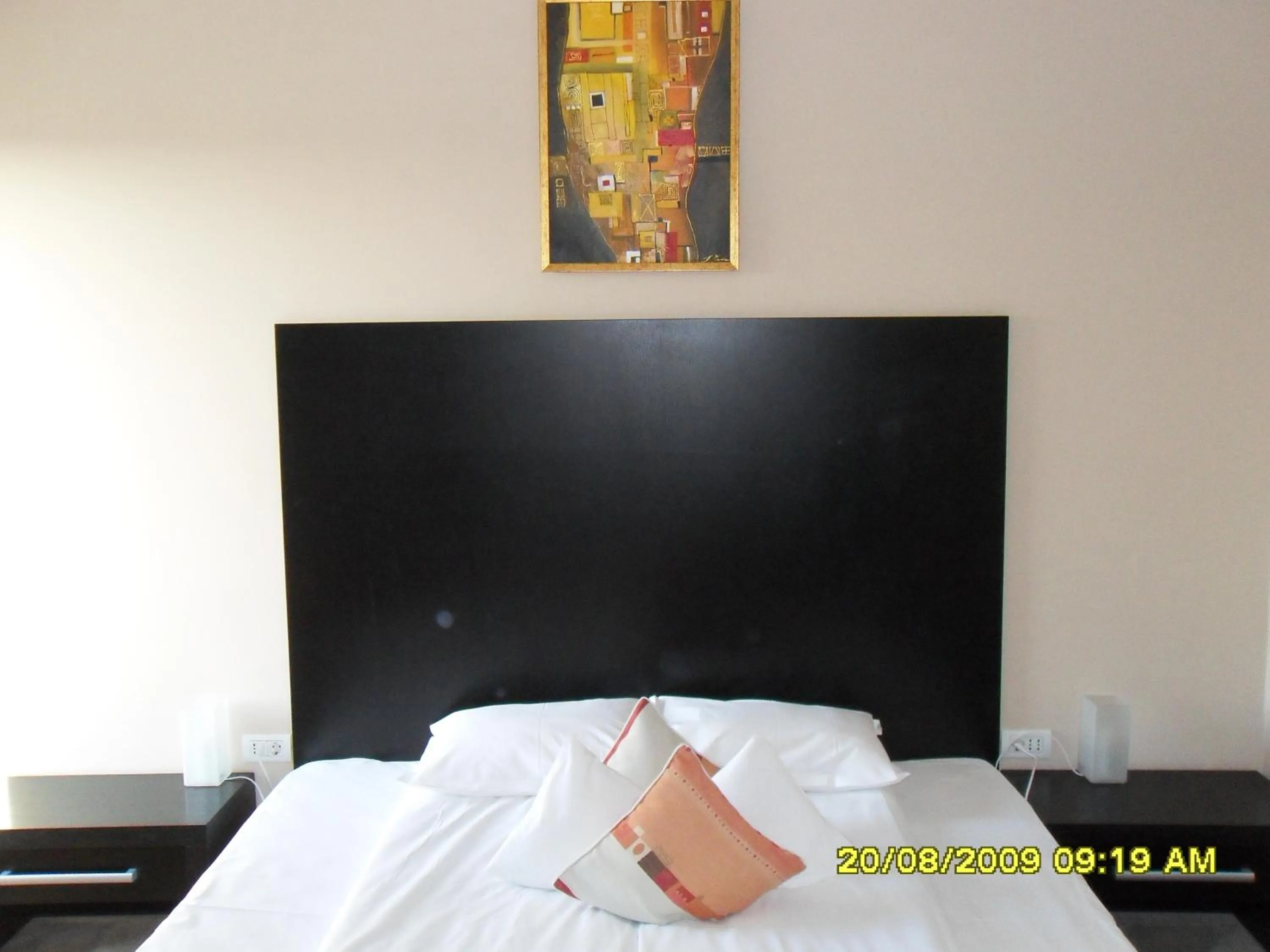 Bed in Hotel Delpack