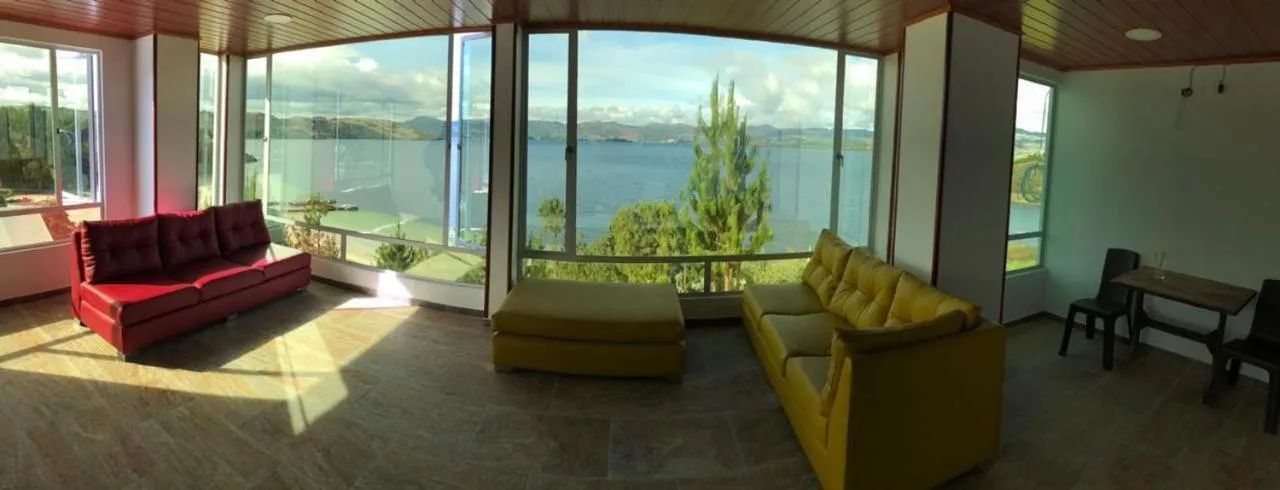 Seating area in El Arca de Noah
