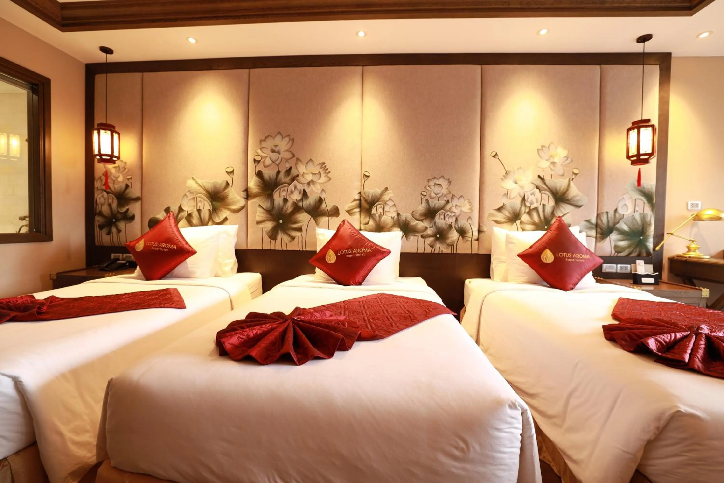 Bedroom, Bed in Lotus Aroma Sapa Hotel