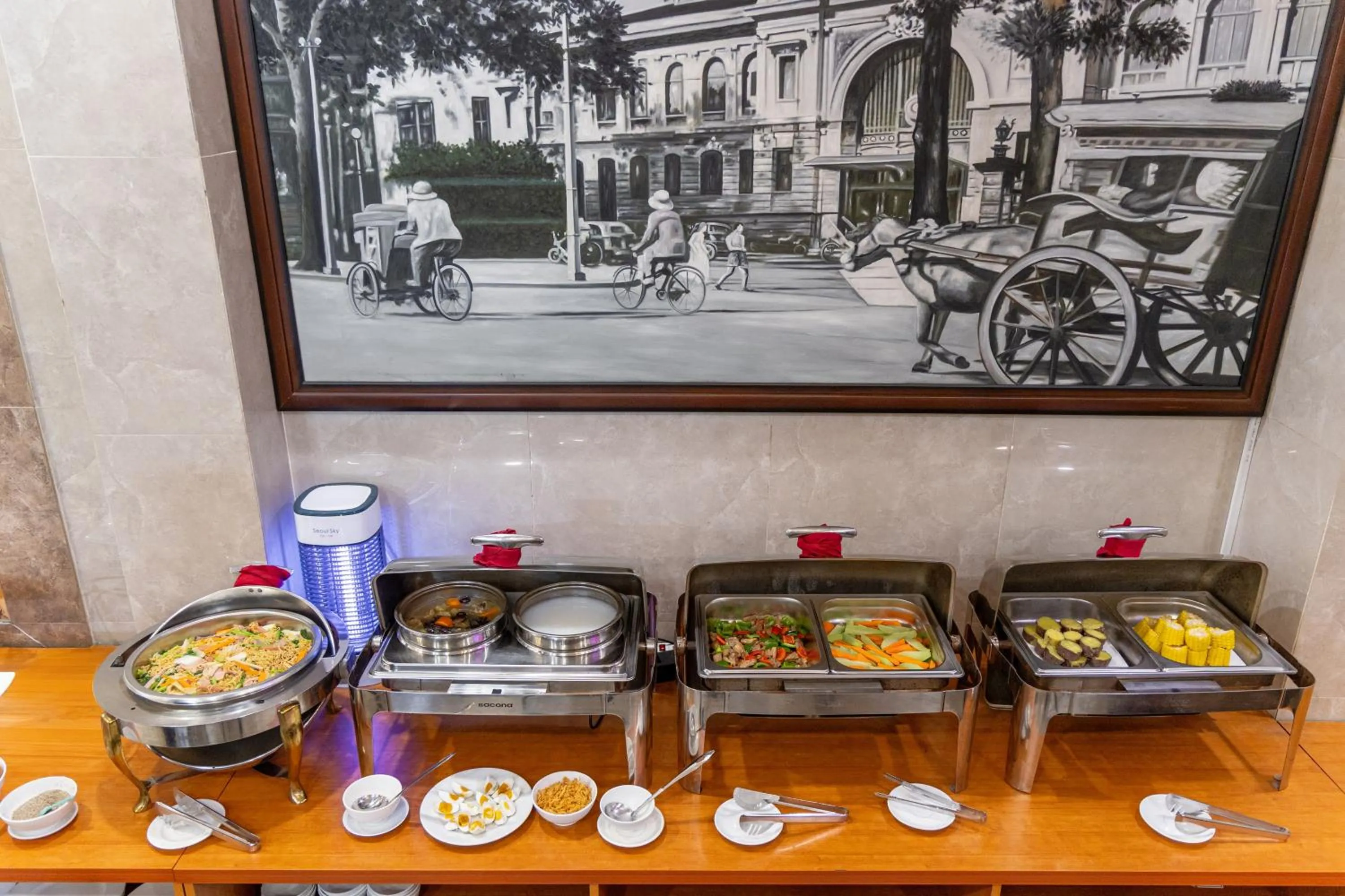 Breakfast in A25 Hotel - 274 Đề Thám