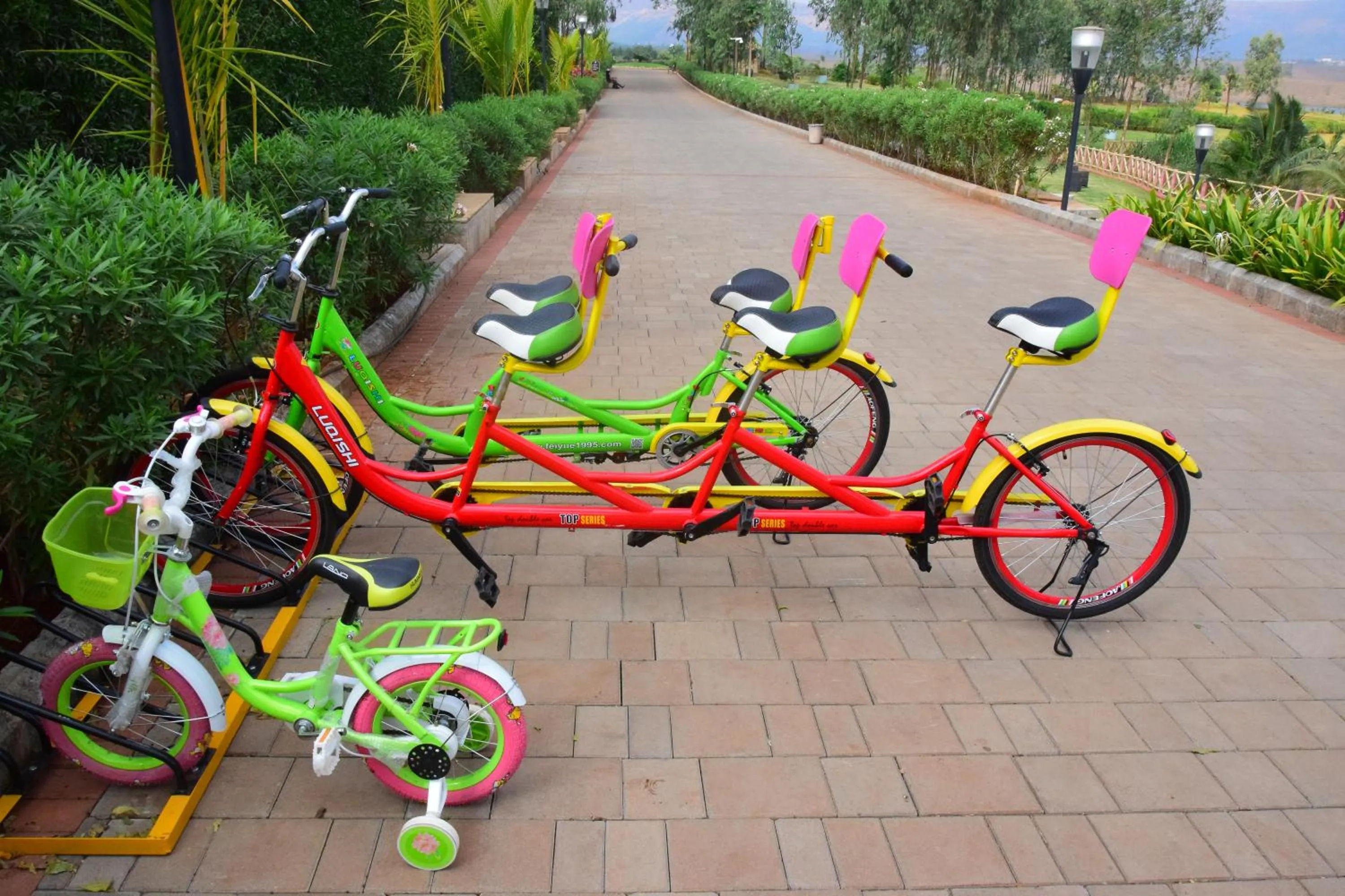 Cycling in Fazlani Natures Nest - The Wellness Retreat