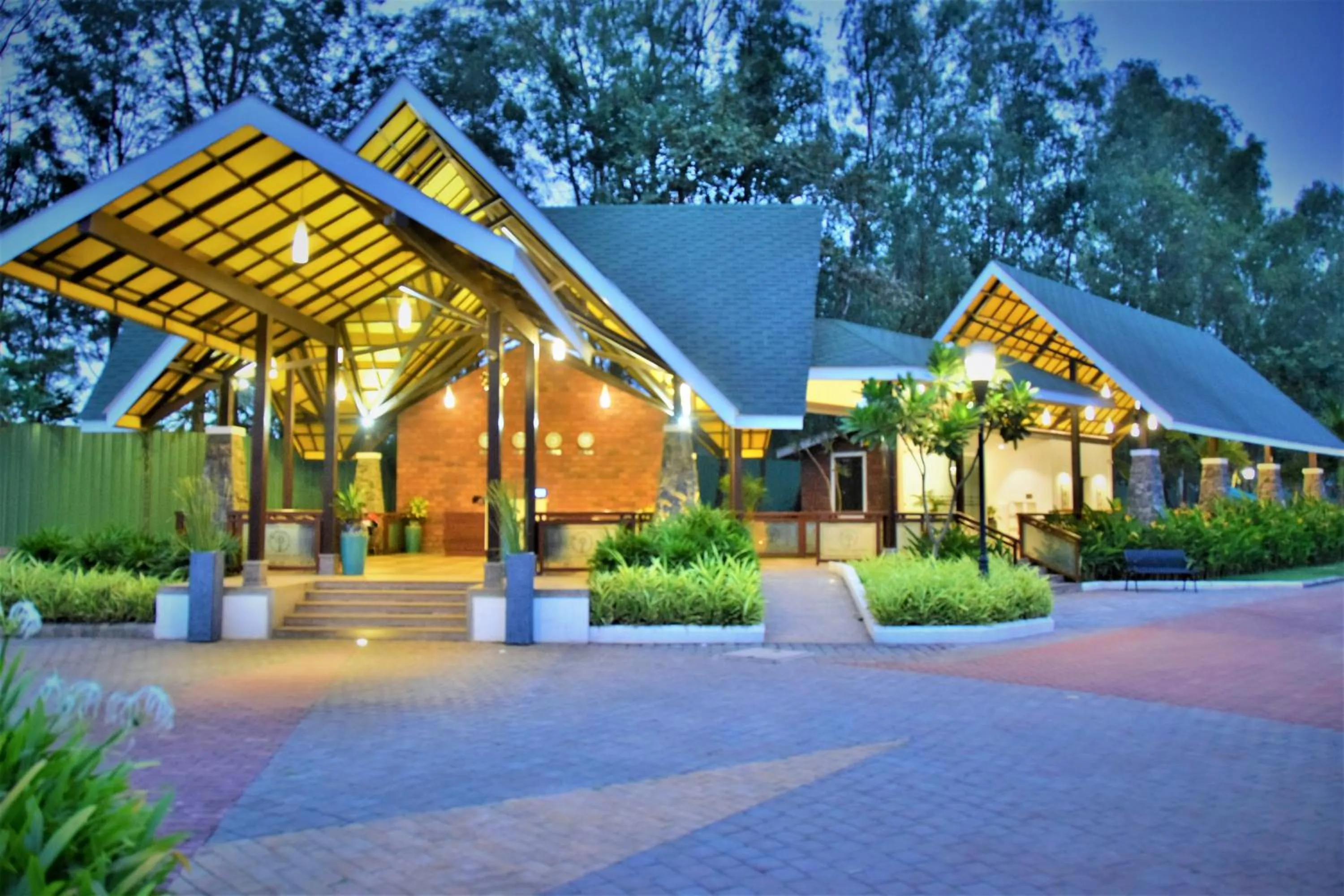 Lobby or reception in Fazlani Natures Nest - The Wellness Retreat