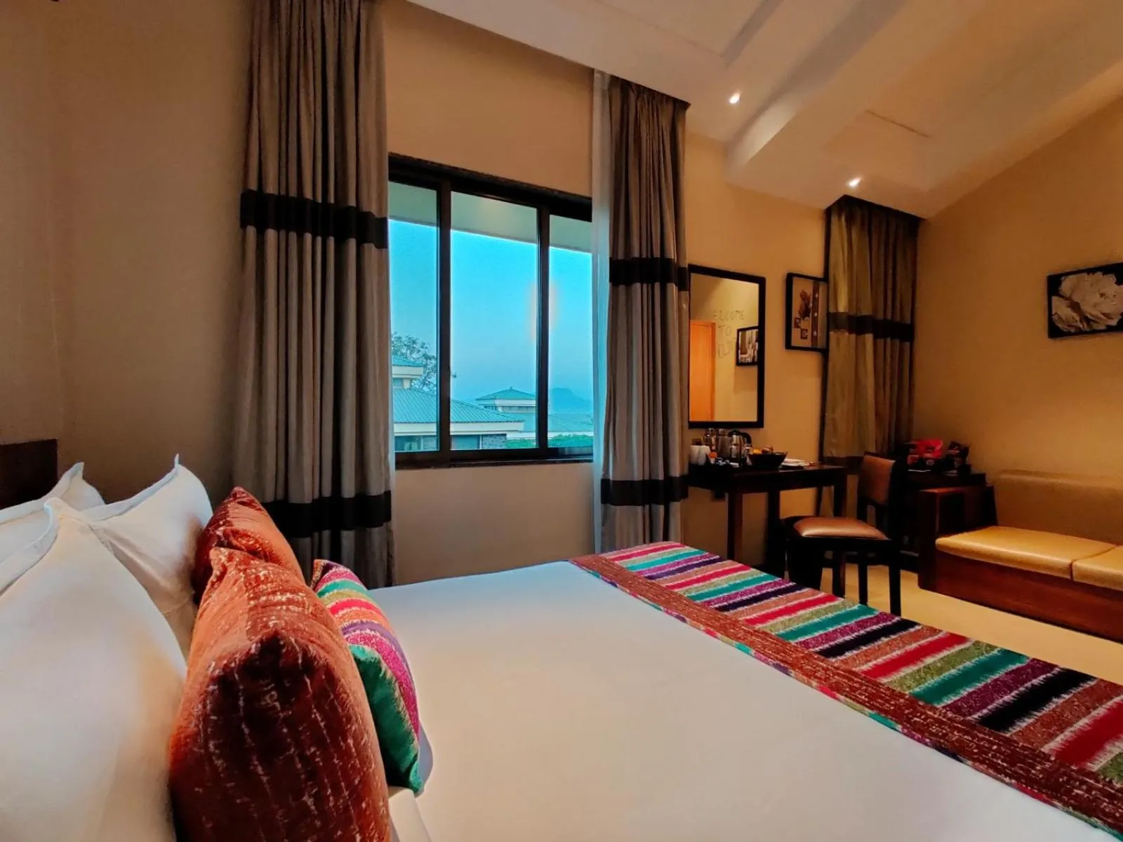 Bedroom, Bed in Fazlani Natures Nest - The Wellness Retreat