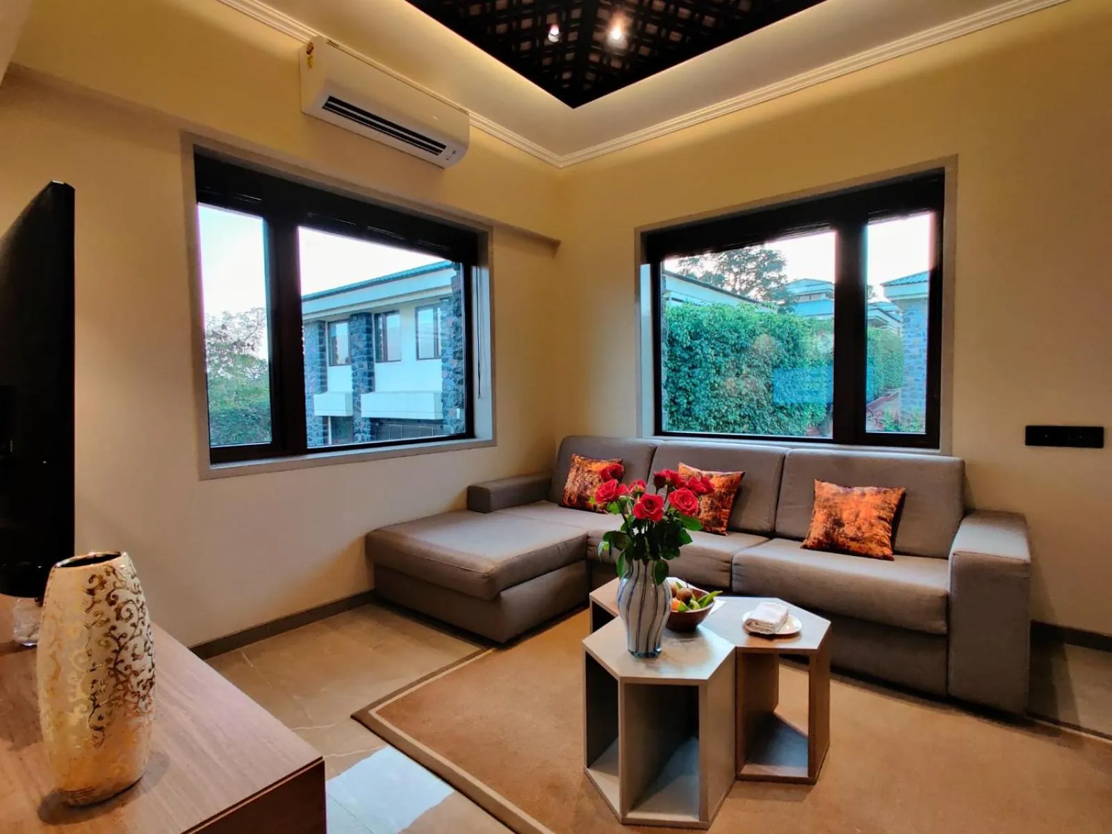 Living room in Fazlani Natures Nest - The Wellness Retreat