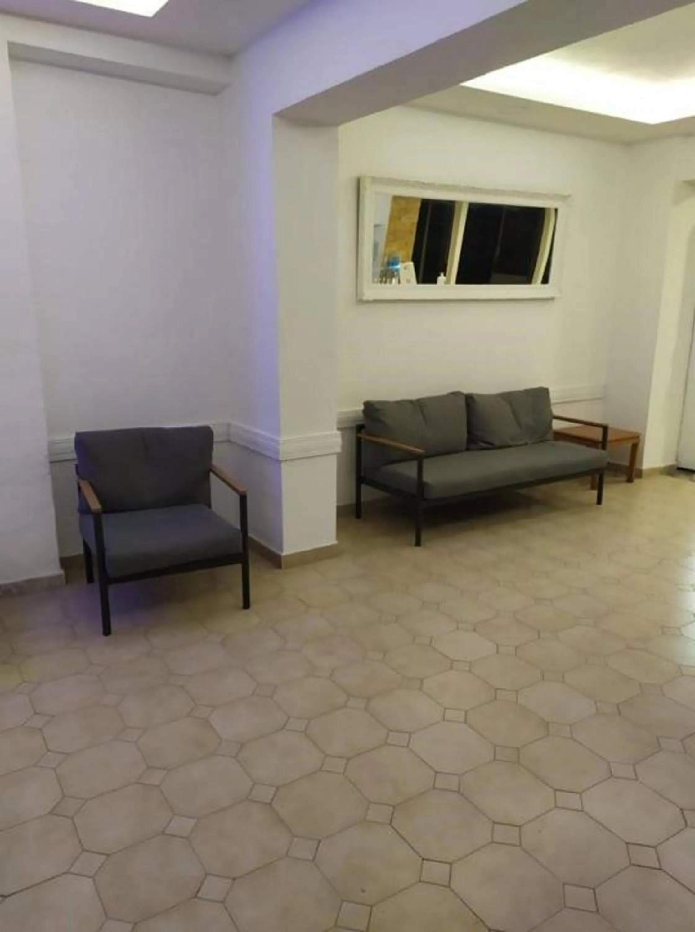 Lobby or reception in Butterfly Studios, Faliraki