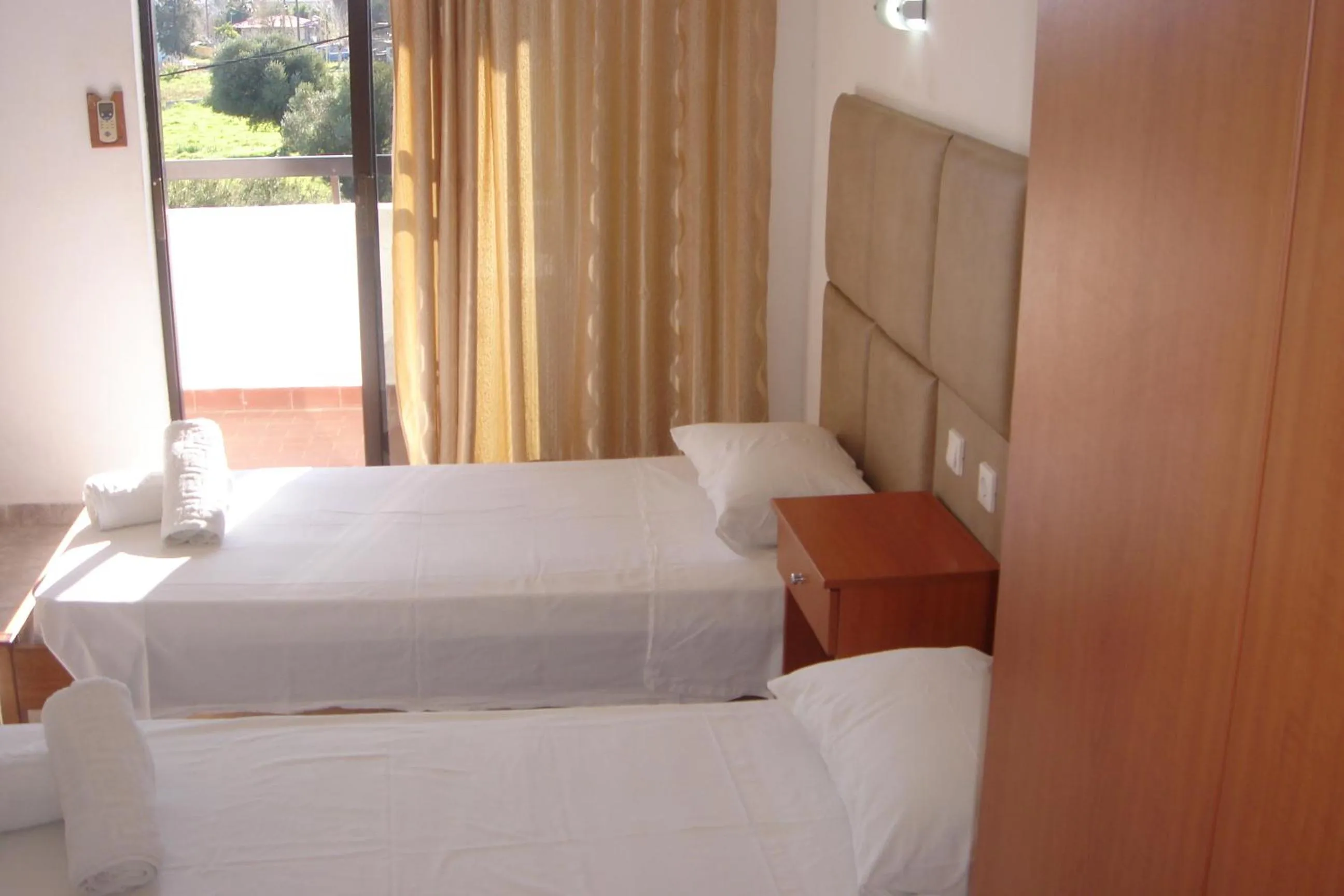 Bed in Butterfly Studios, Faliraki