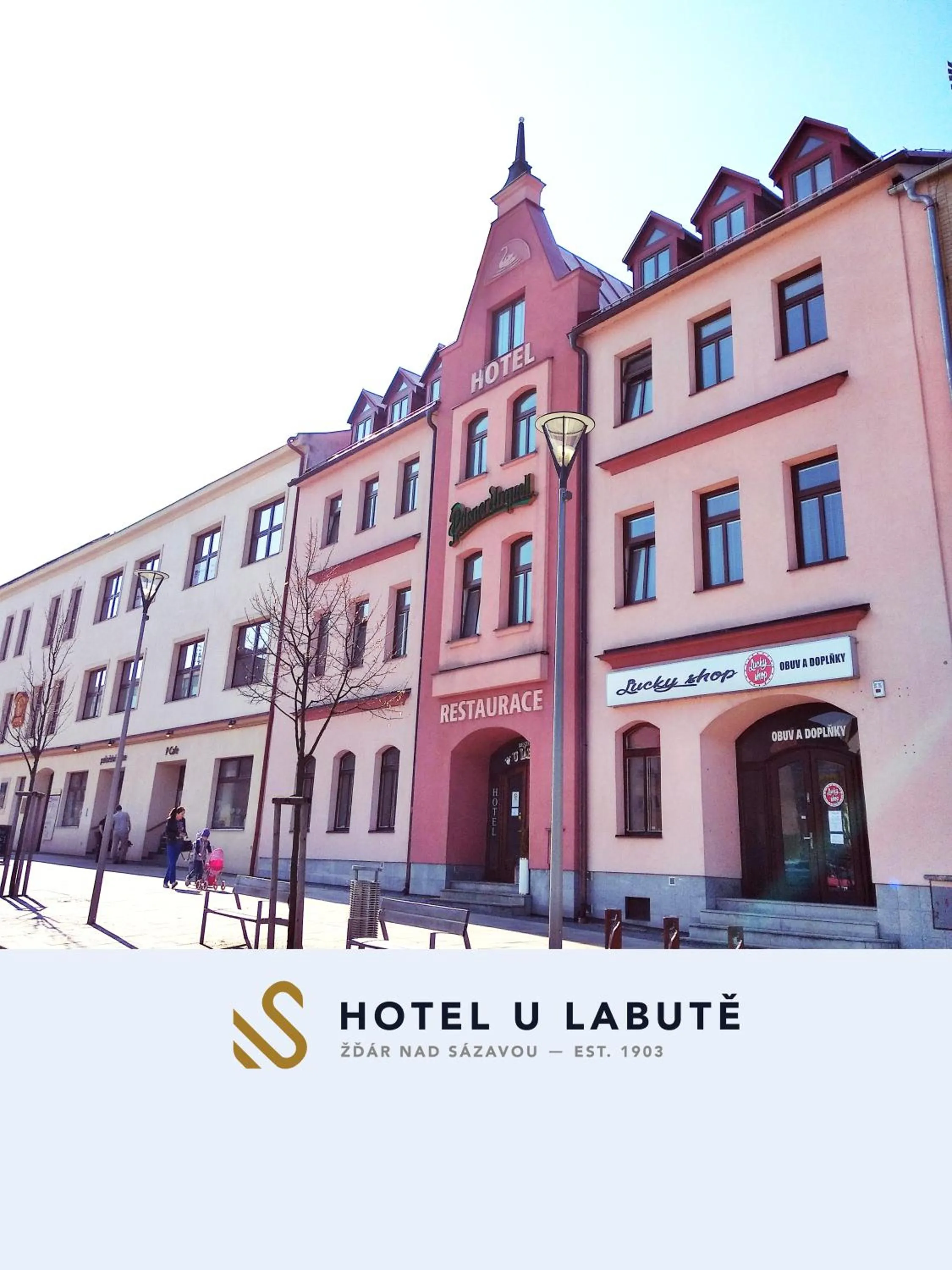 Property building in Hotel U Labutě