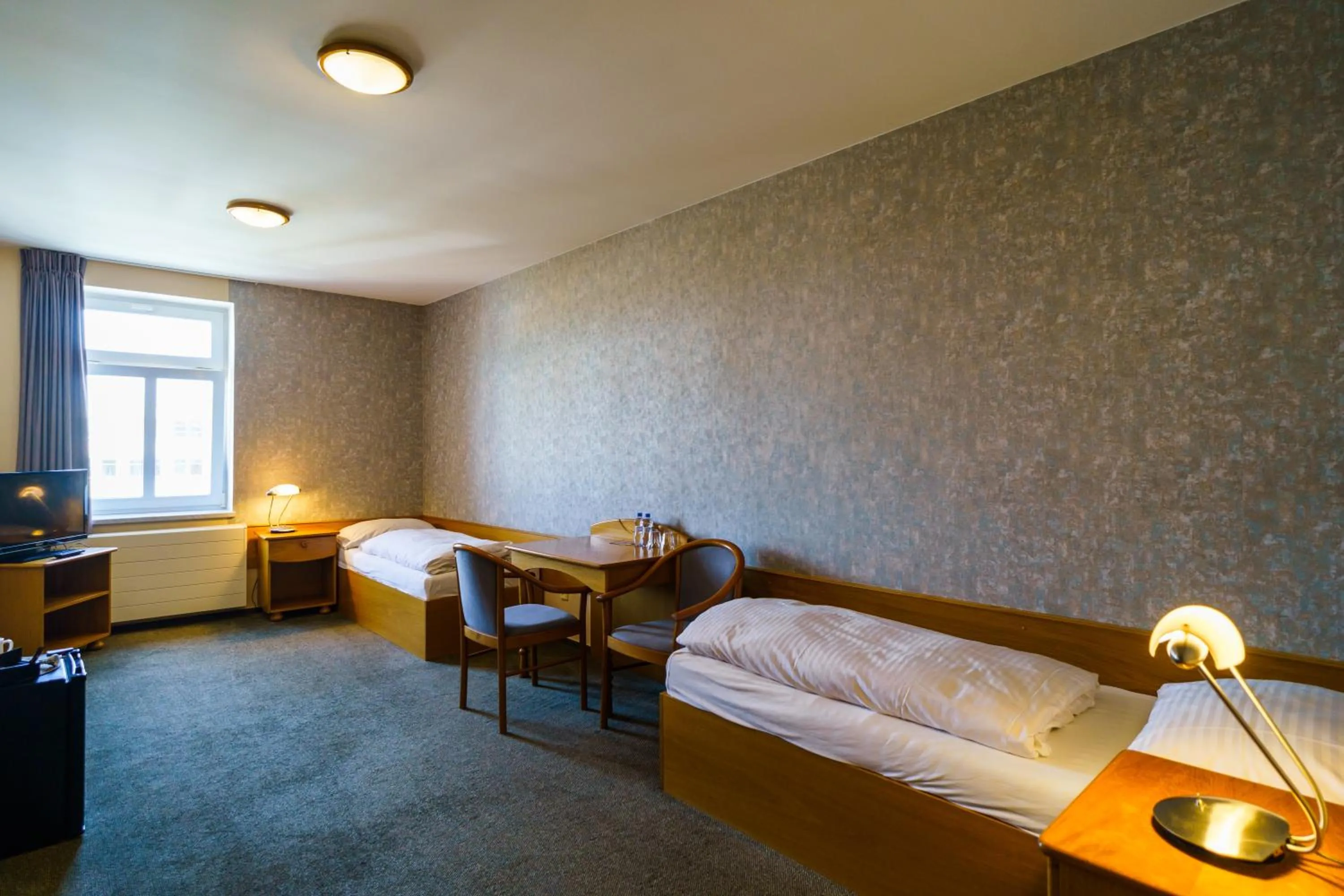 Bed in Hotel U Labutě