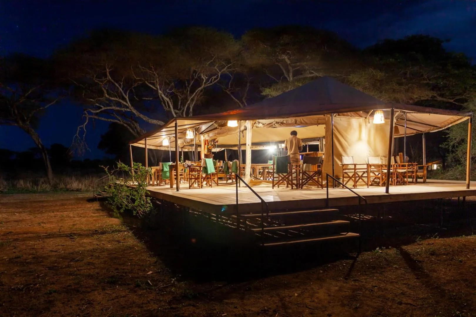Restaurant/places to eat in Baobab Tented Camp