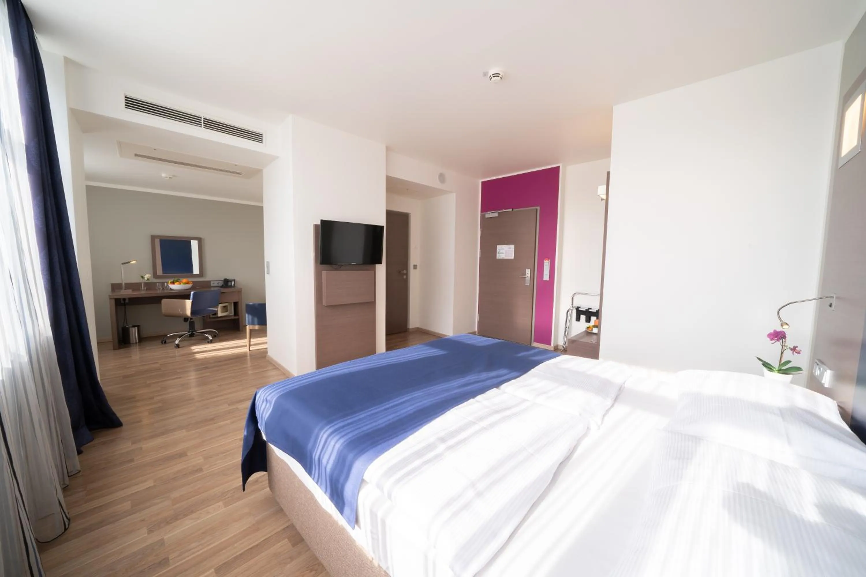 Bed in Hotel Orangerie