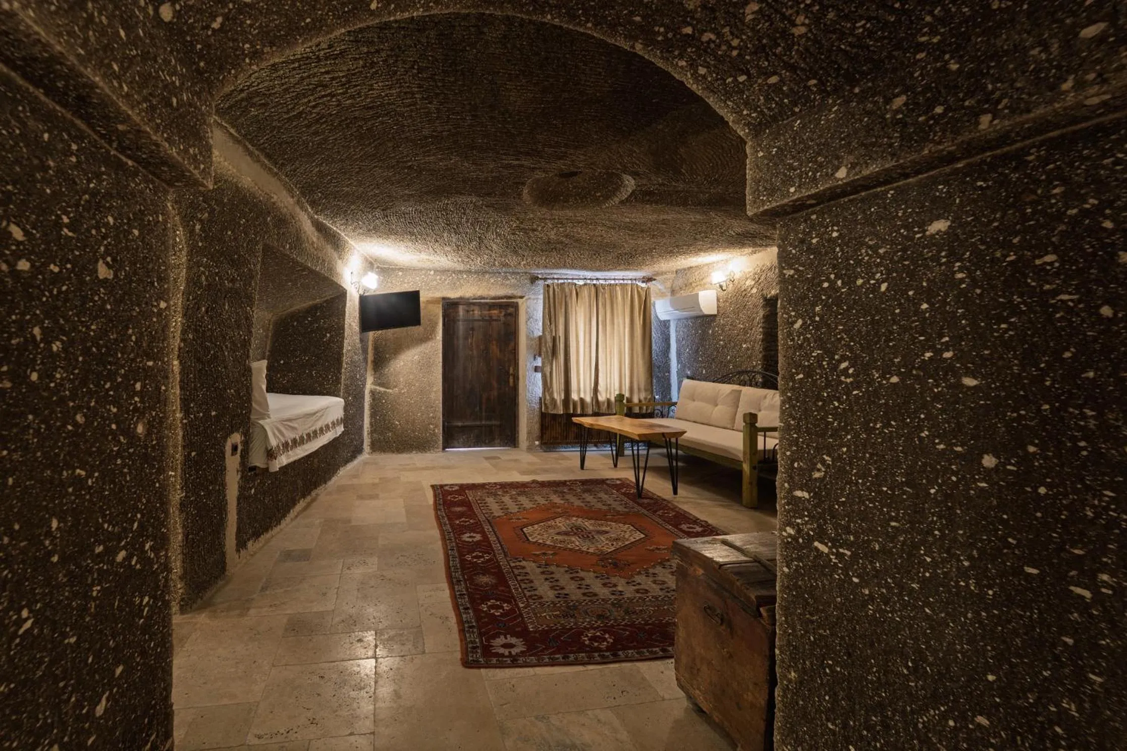 Bed in Grand Cave Suites