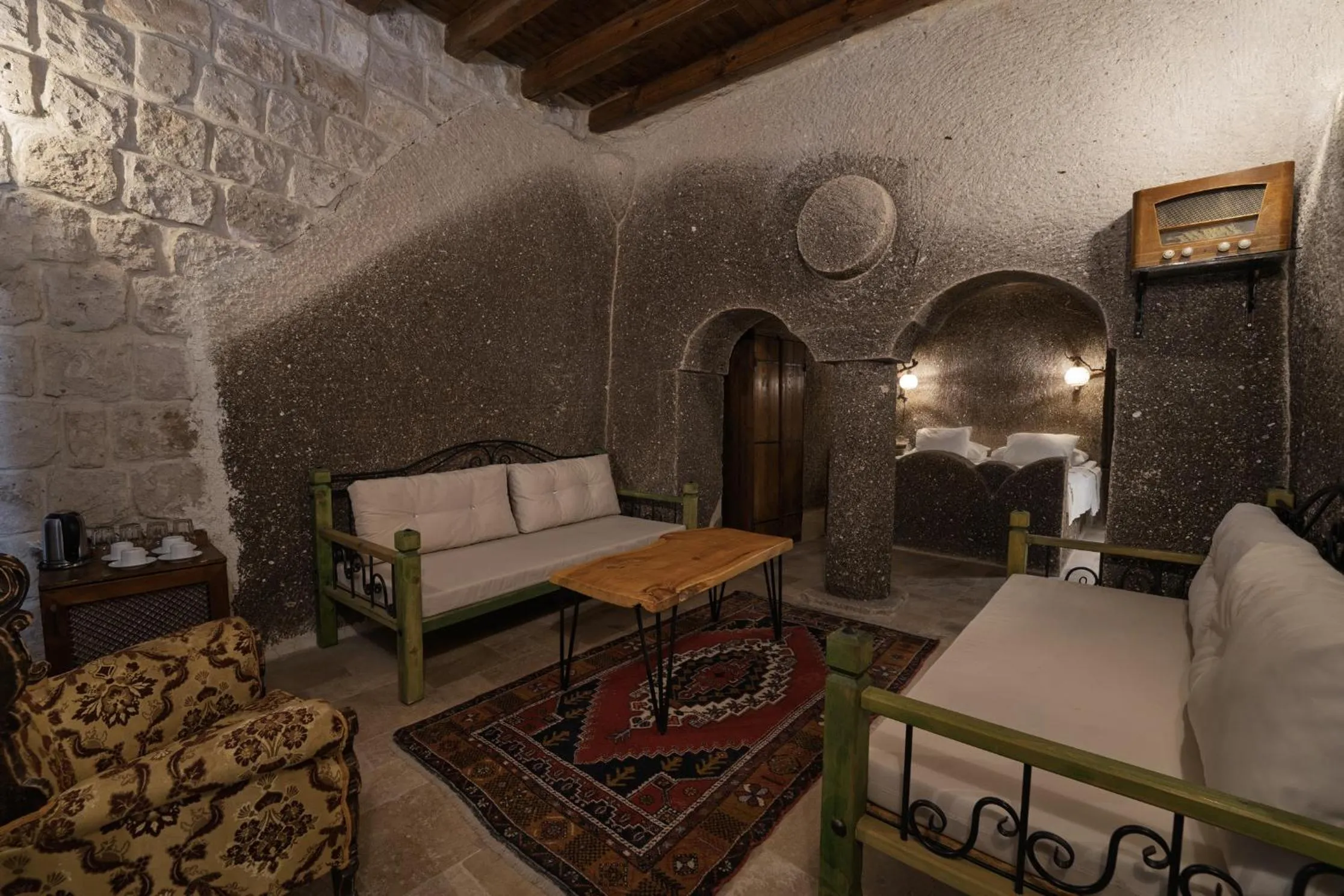 Bed in Grand Cave Suites