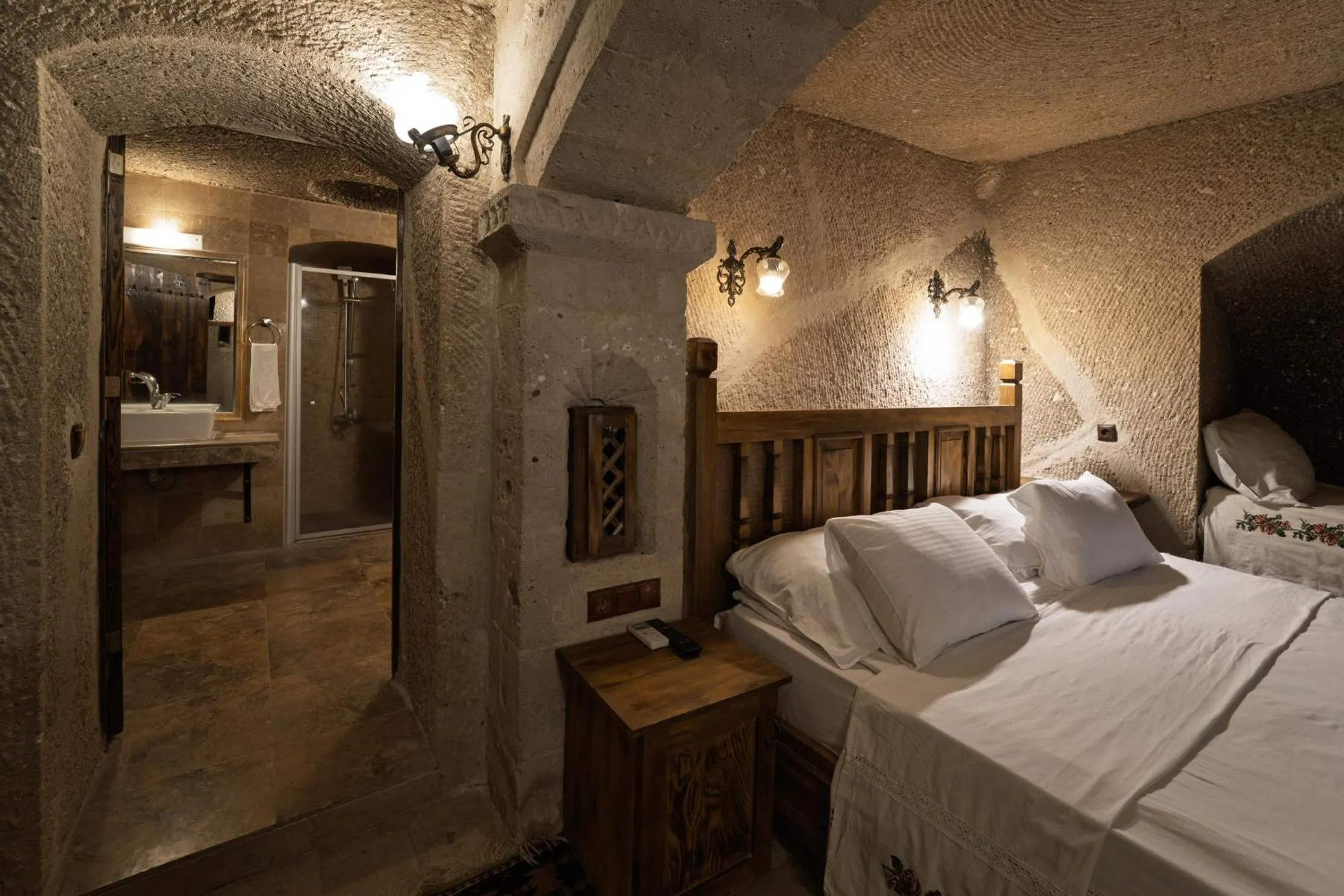 Bed in Grand Cave Suites