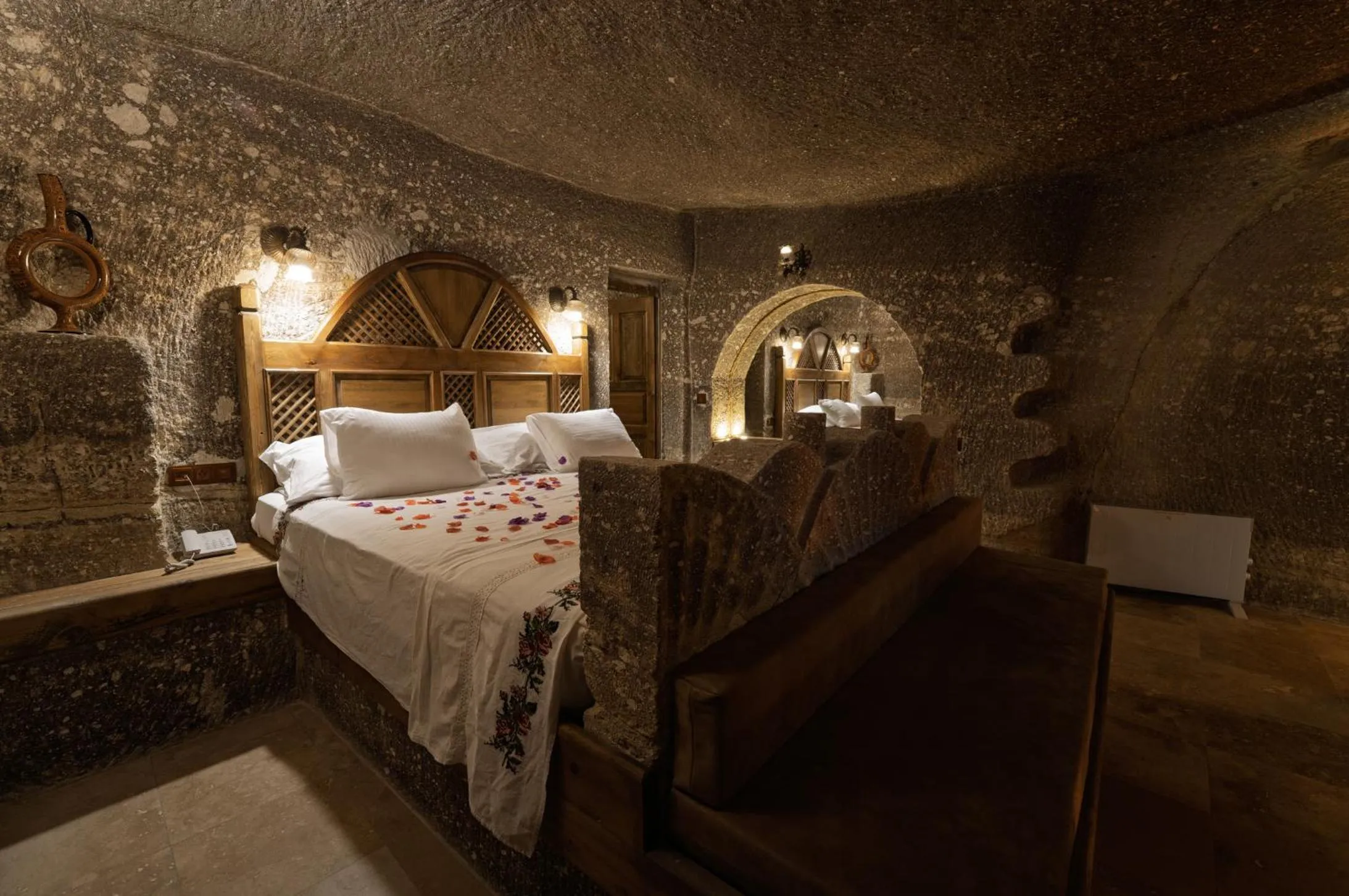 Bed in Grand Cave Suites
