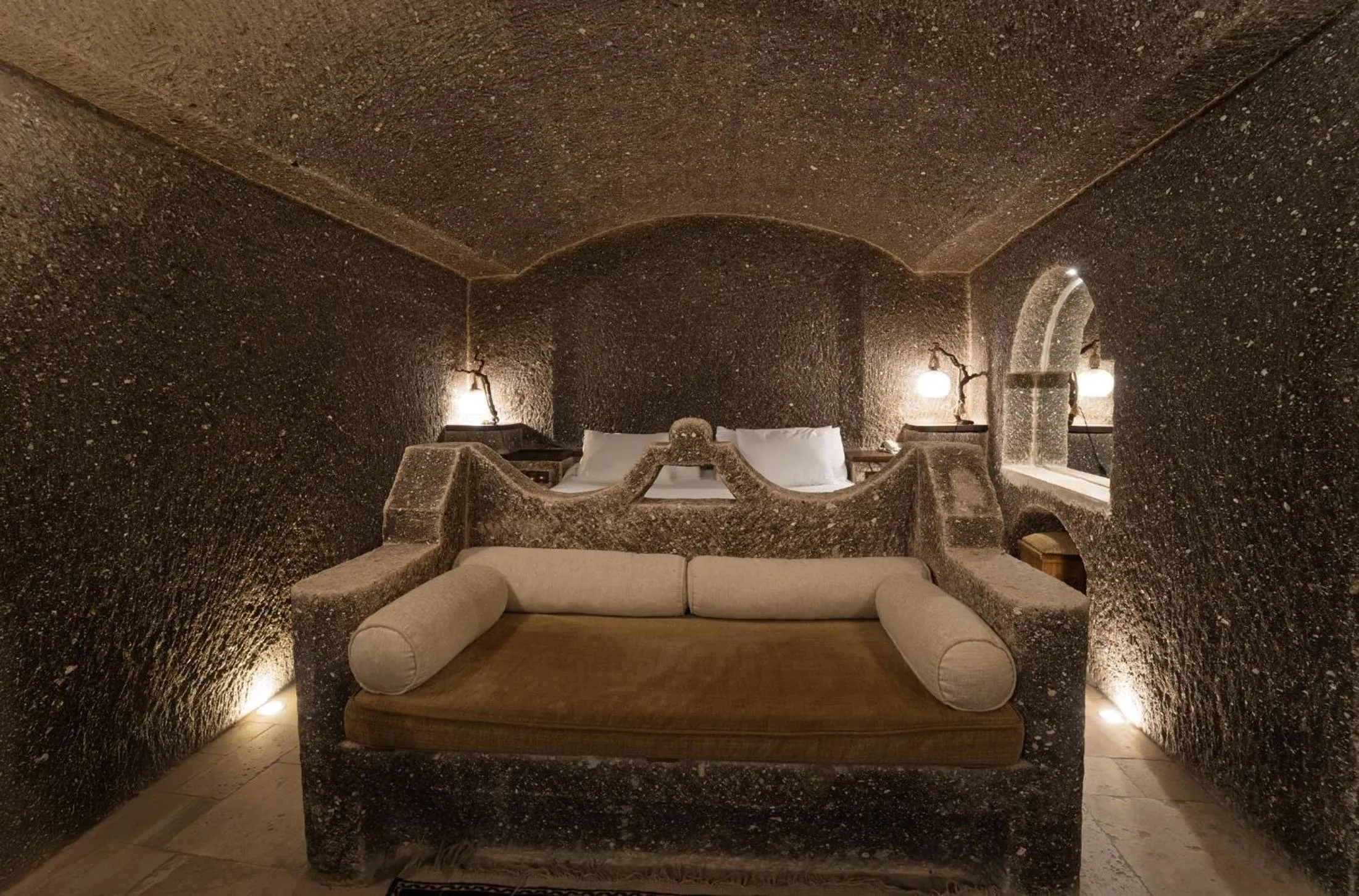 Bed in Grand Cave Suites