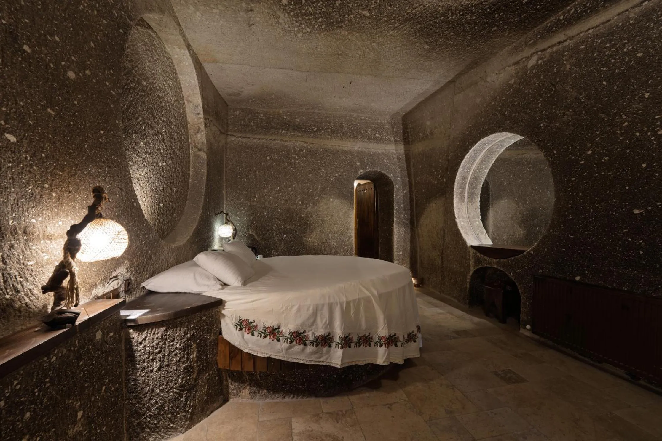 Bed in Grand Cave Suites