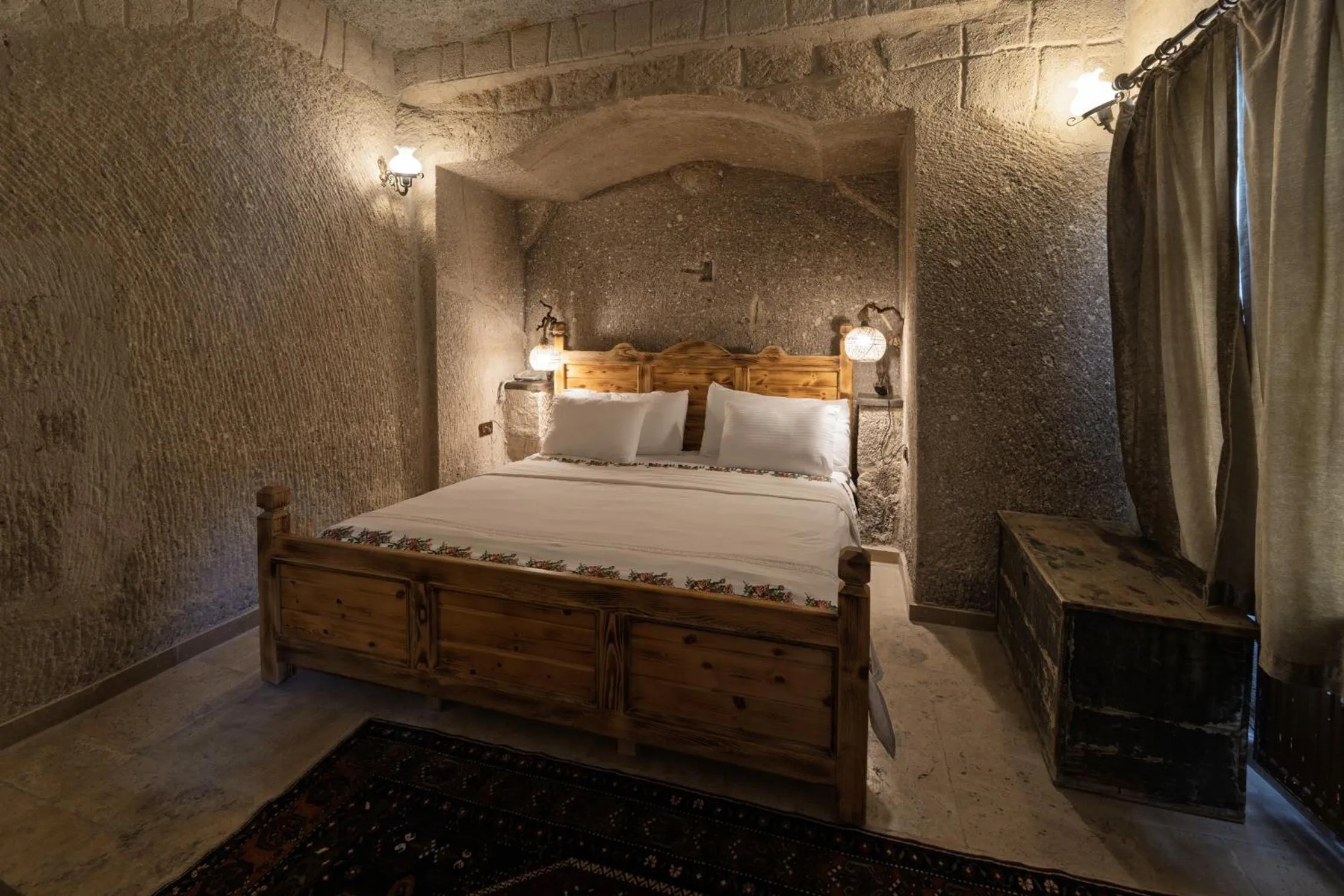 Bed in Grand Cave Suites
