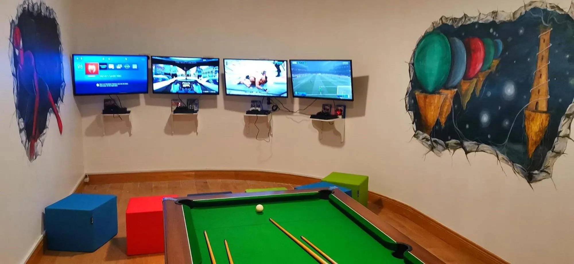 Game Room in Diamond Coast Hotel