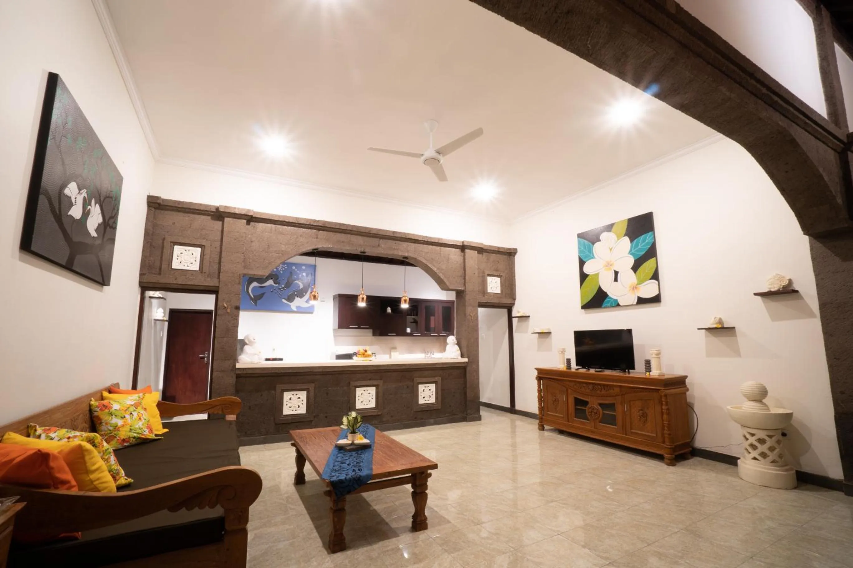 Living room in The Catur Villa Seminyak