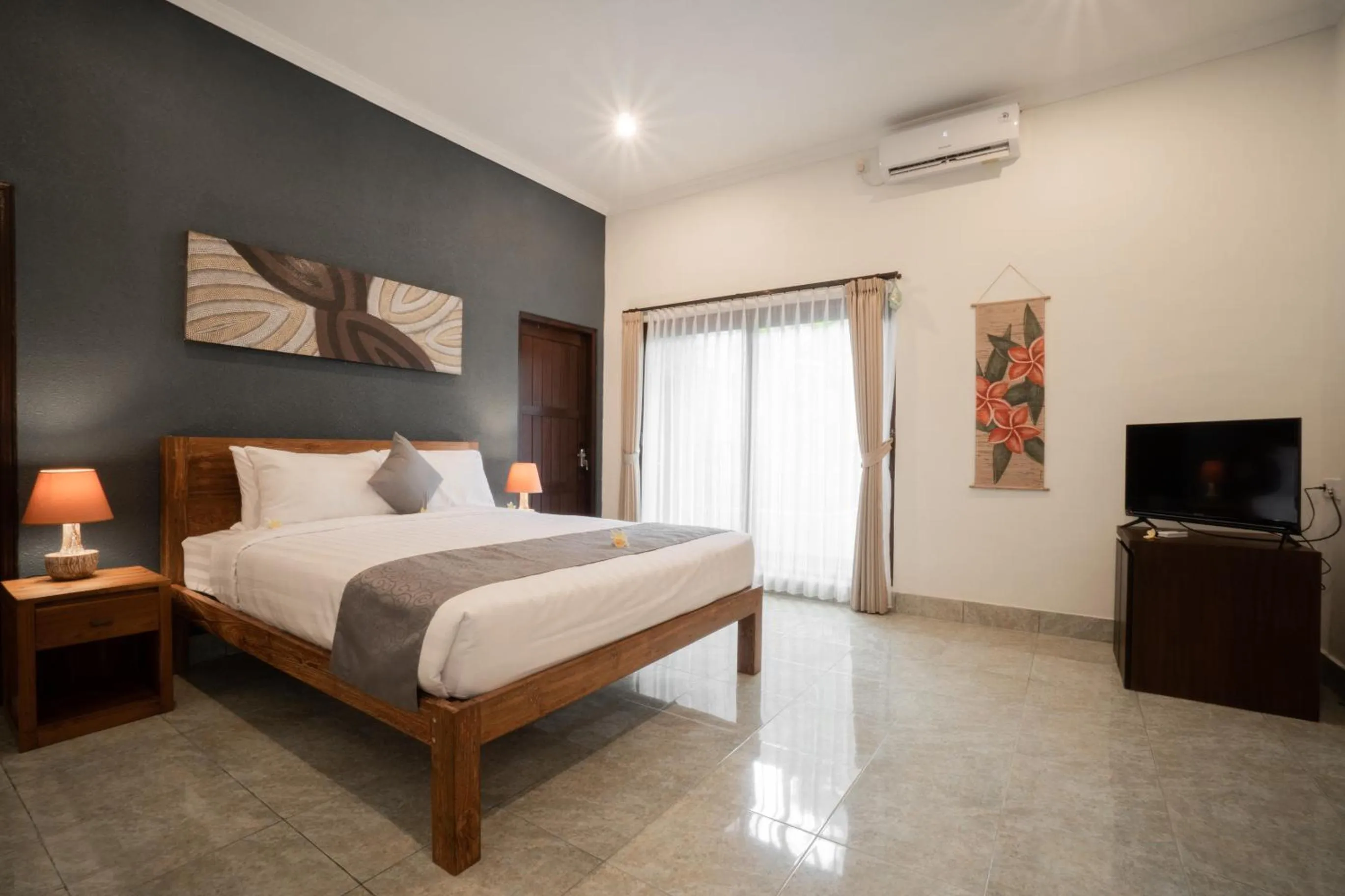 Bed in The Catur Villa Seminyak