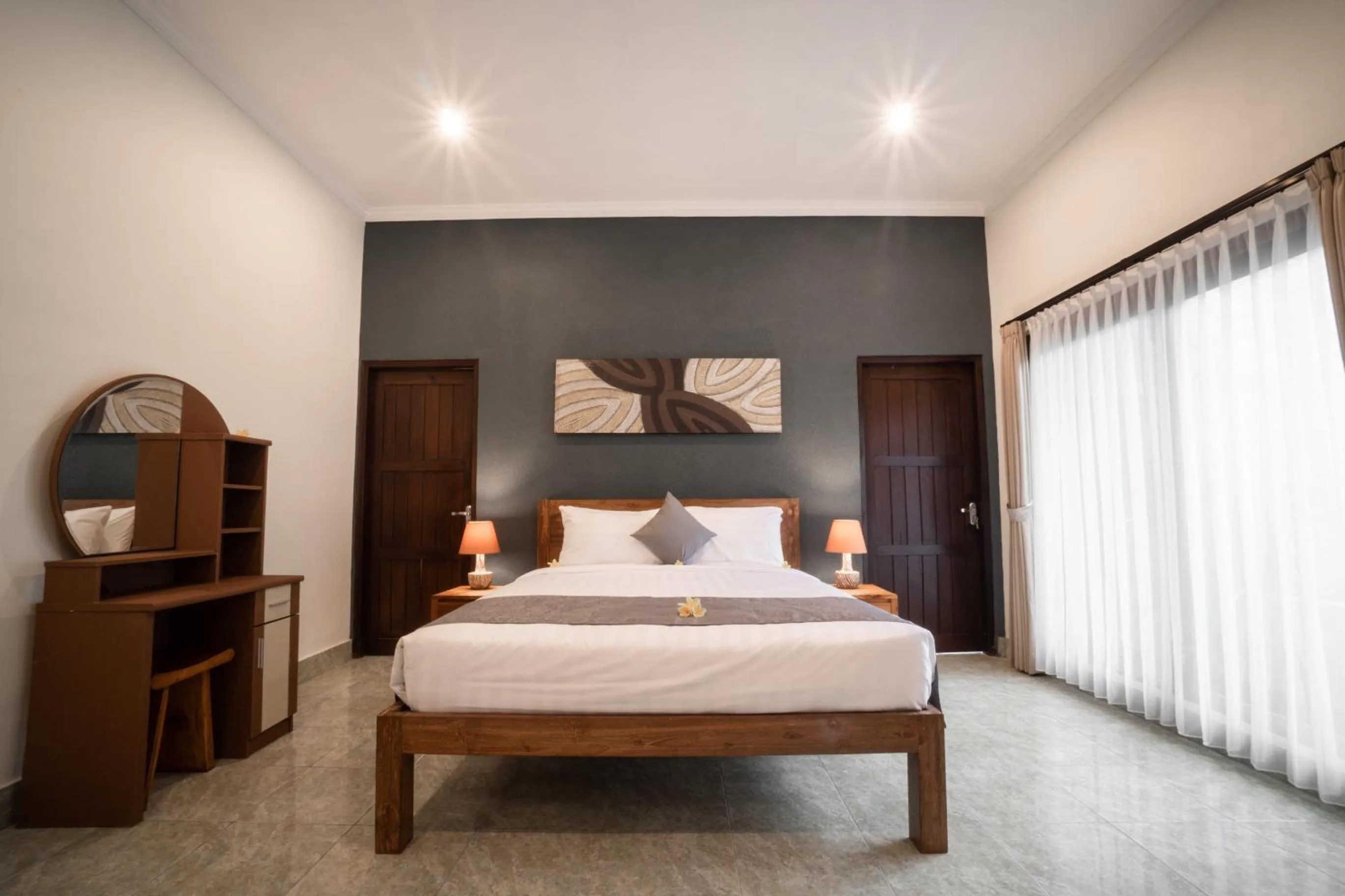 Bed in The Catur Villa Seminyak