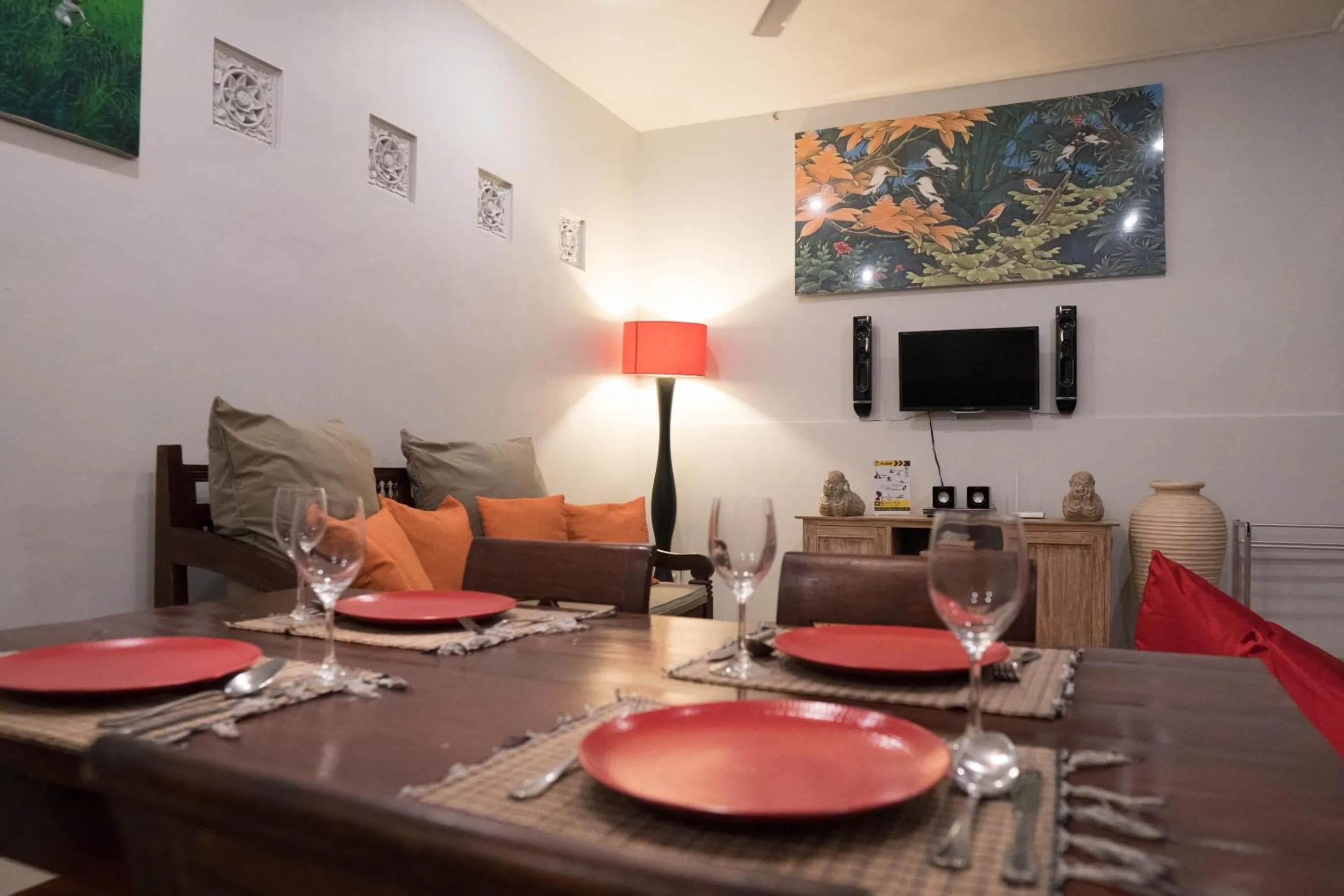 Dining area in The Catur Villa Seminyak