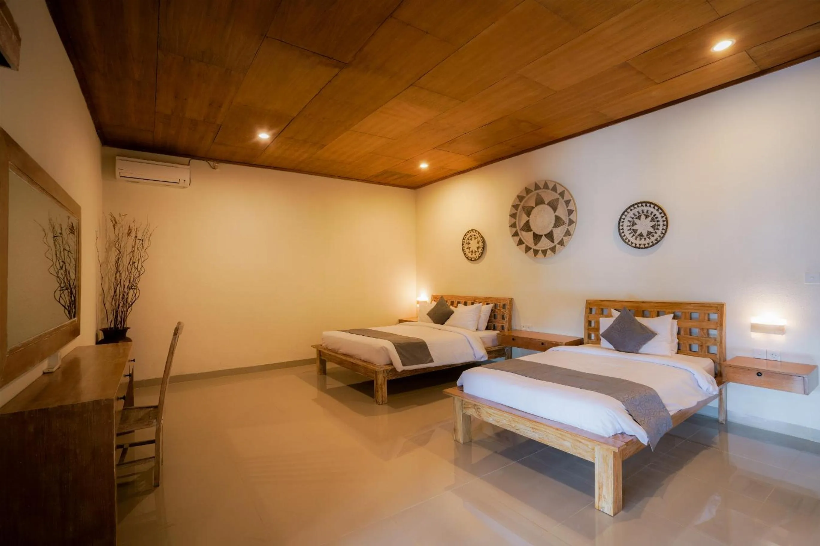 Bed in The Catur Villa Seminyak