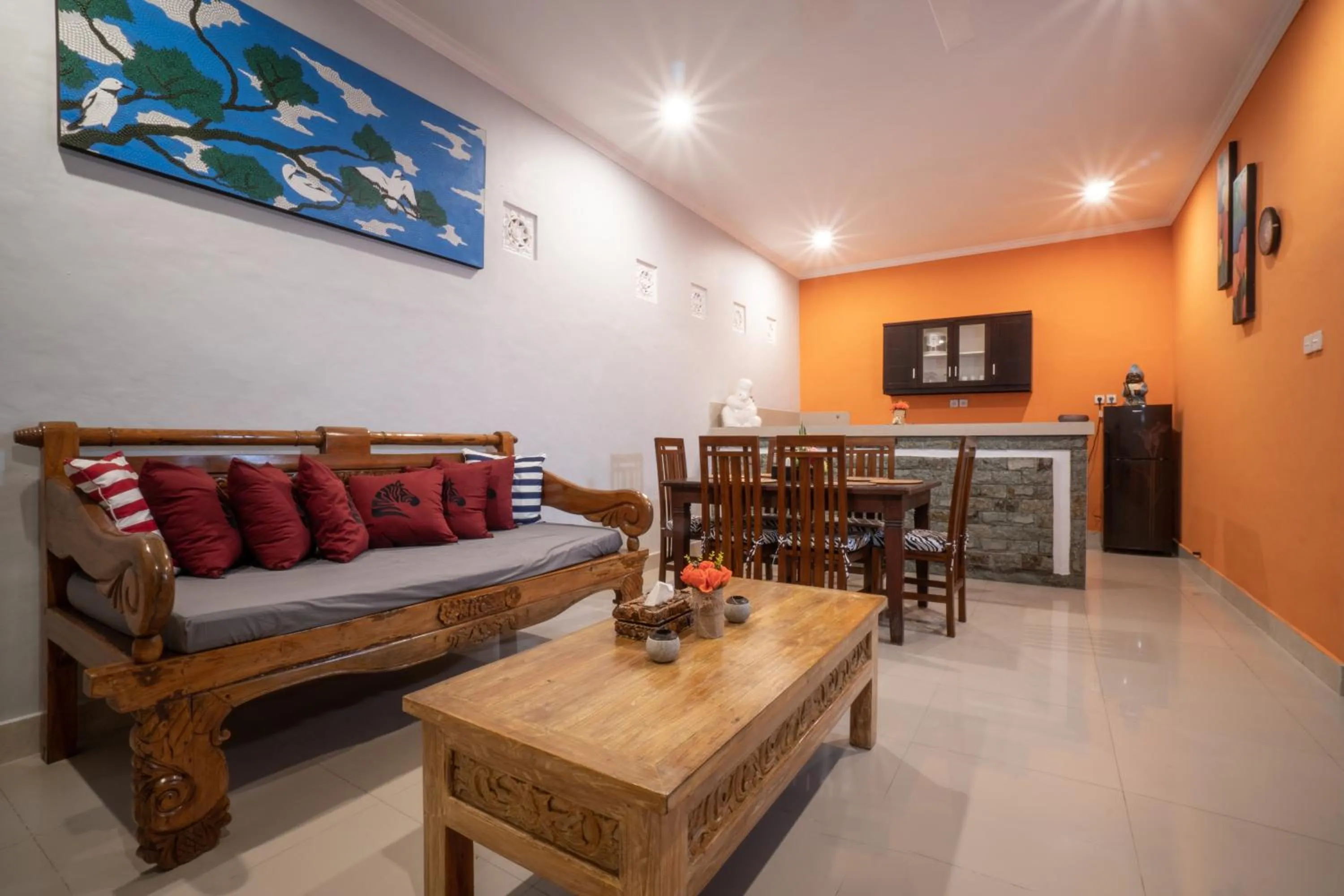 Living room in The Catur Villa Seminyak