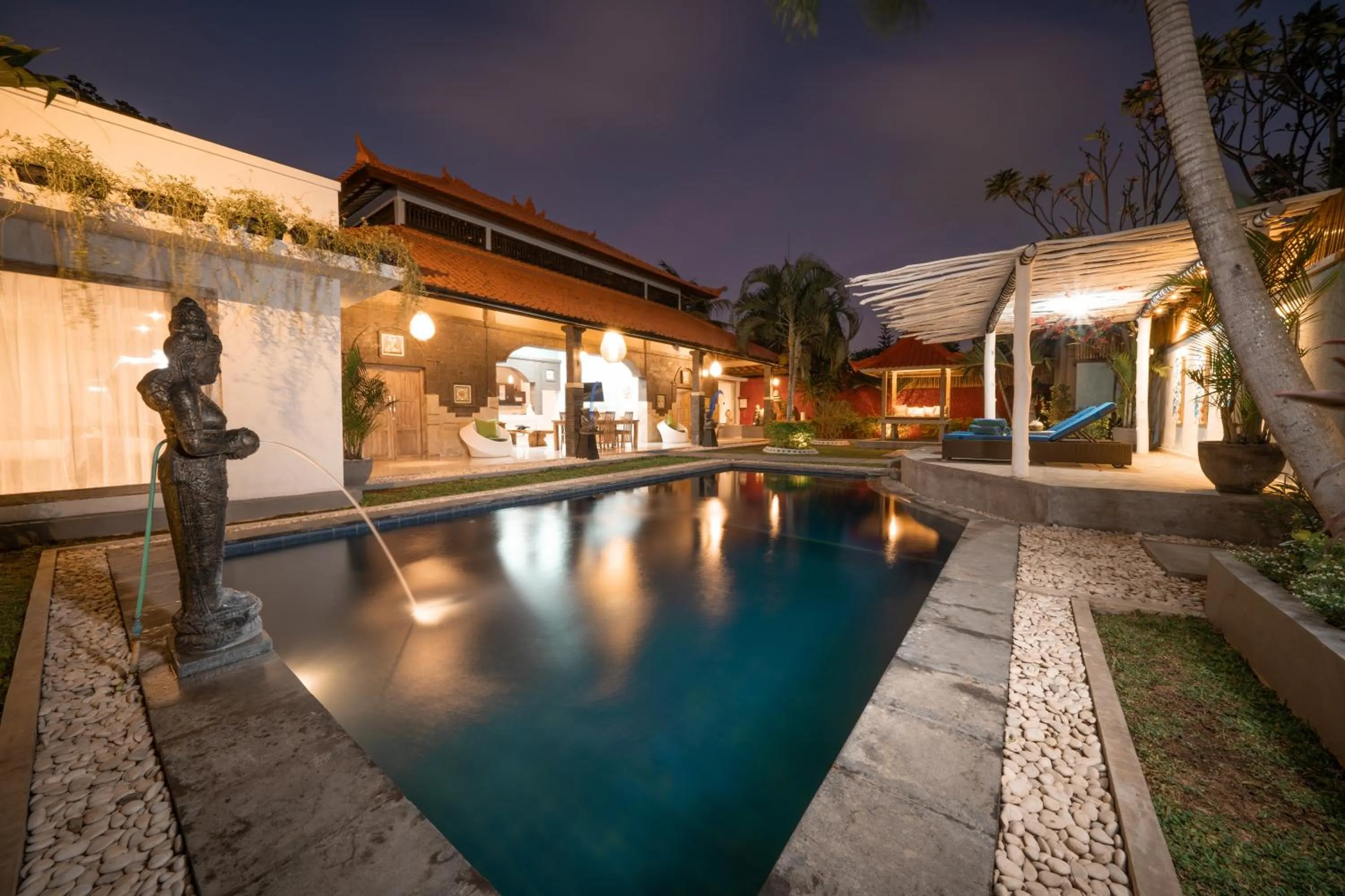 Swimming pool in The Catur Villa Seminyak