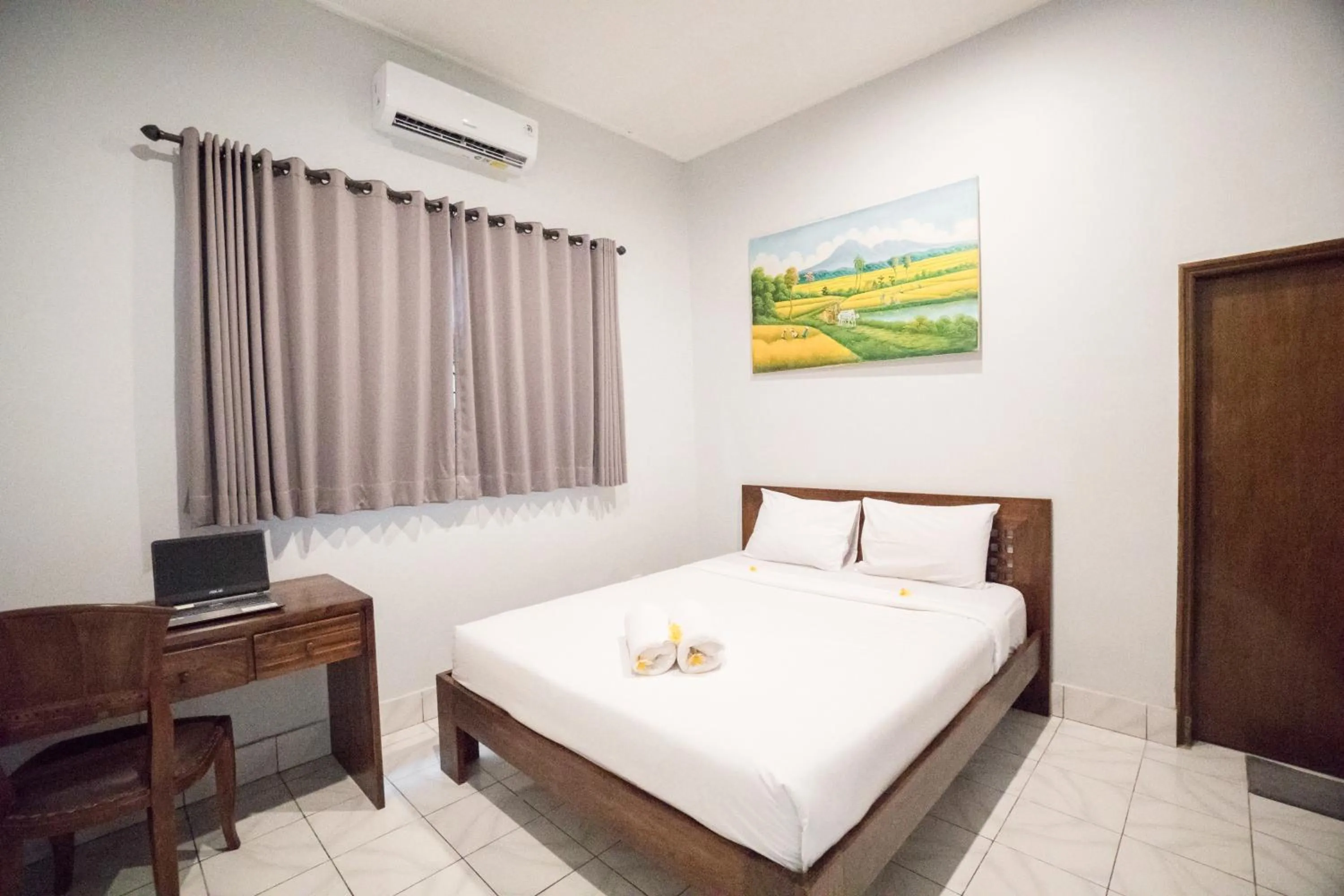Bed in The Catur Villa Seminyak