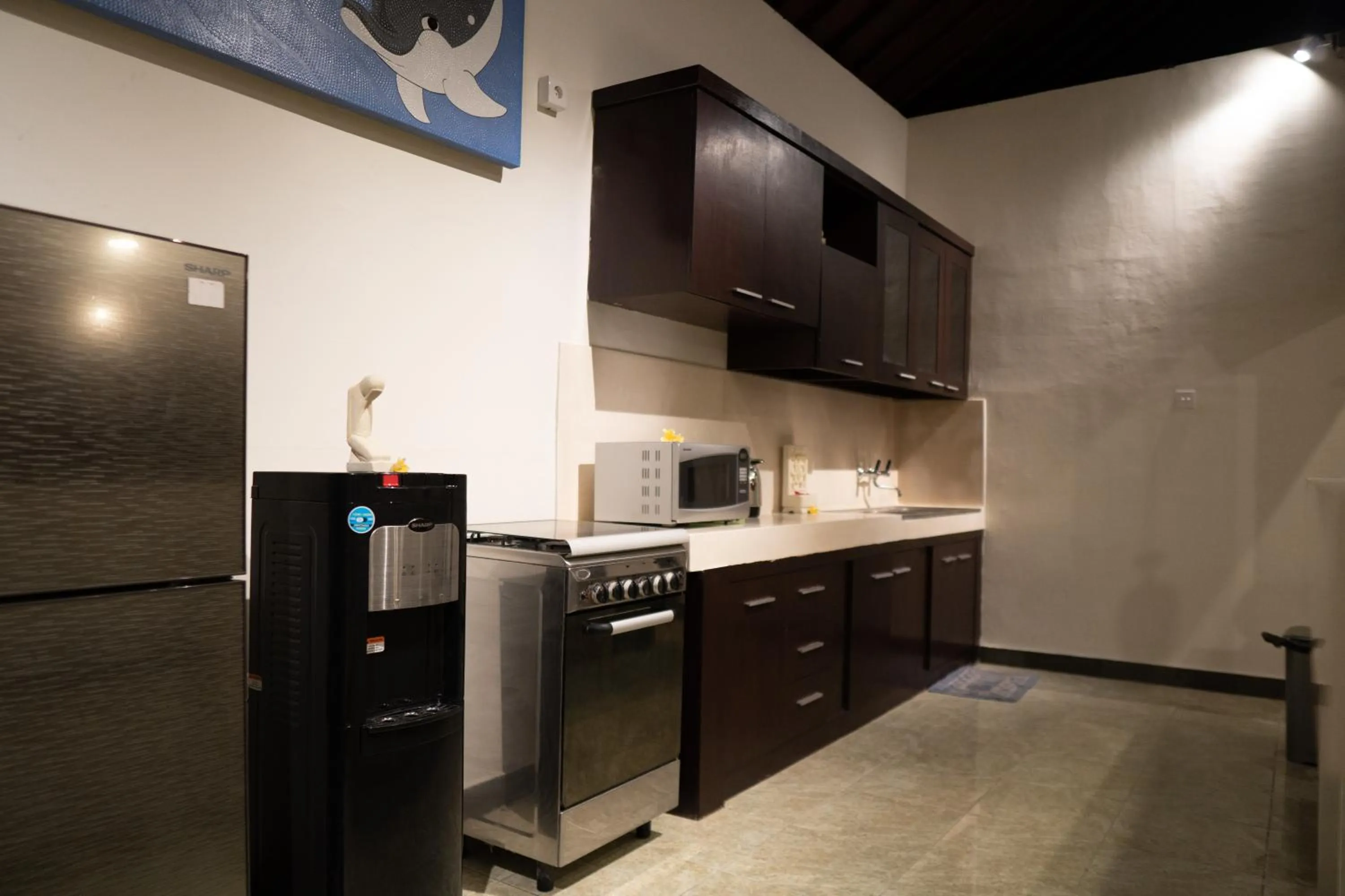 Communal kitchen in The Catur Villa Seminyak