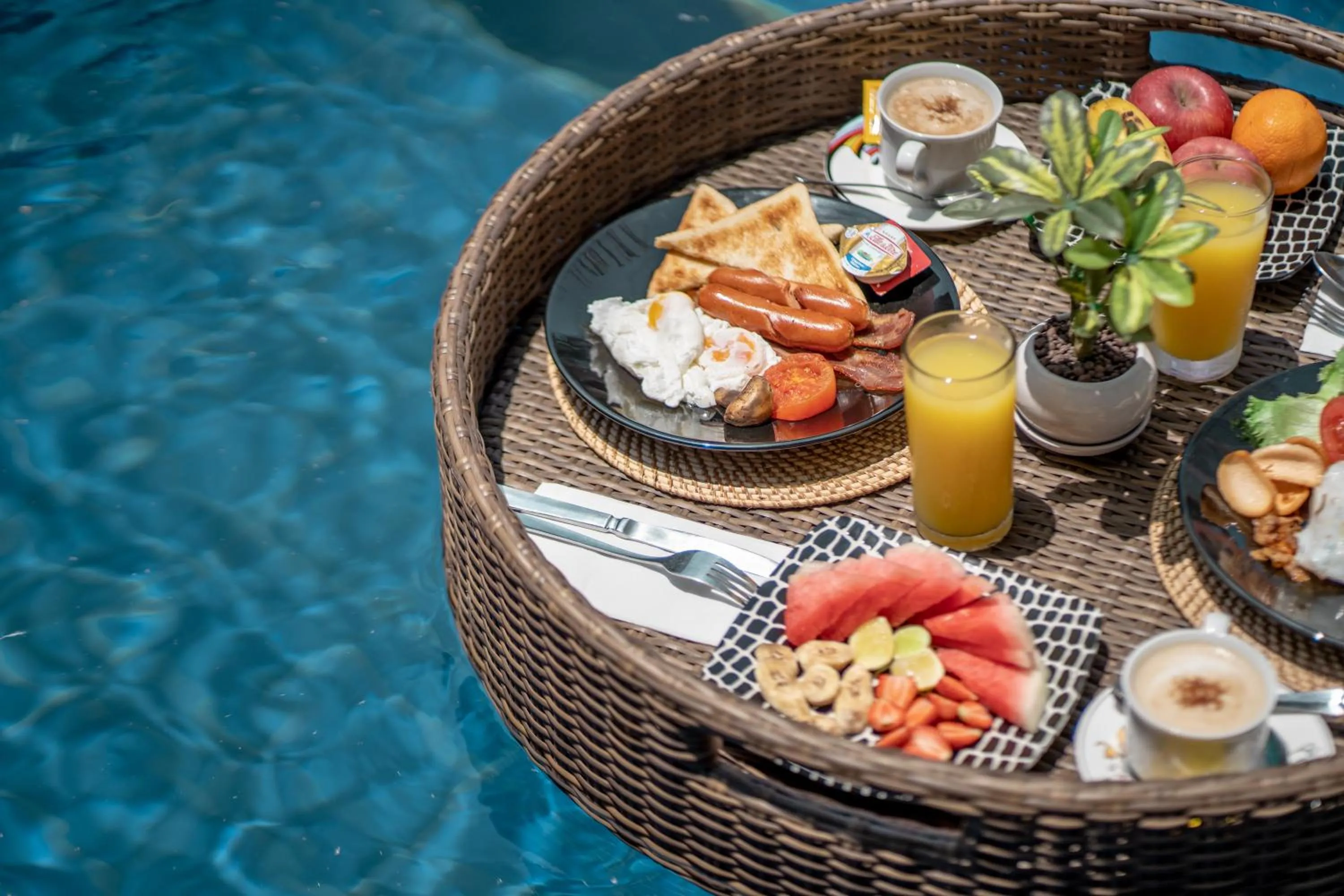 Food and drinks in The Catur Villa Seminyak