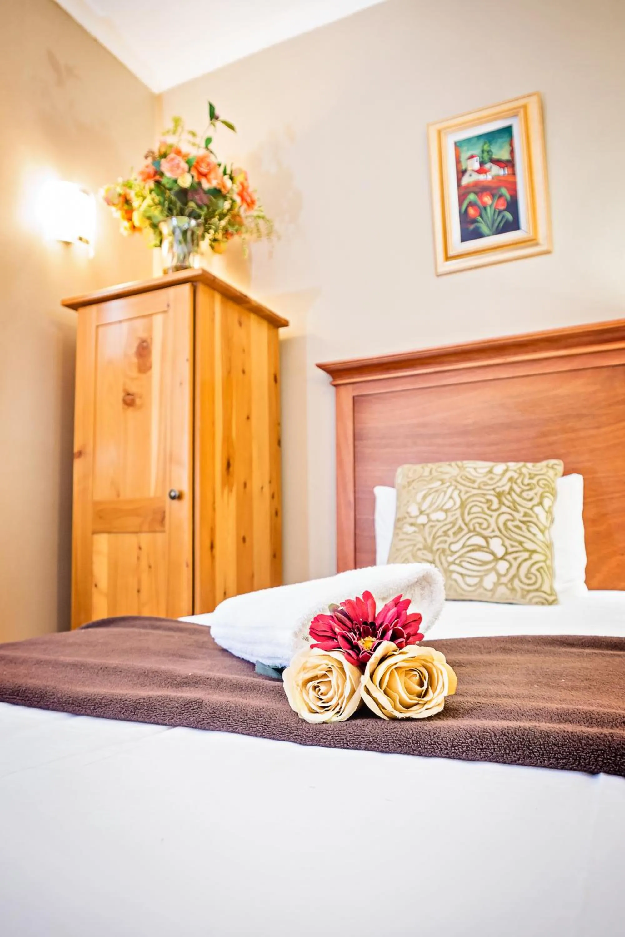 Bed in Nolangeni Hotel