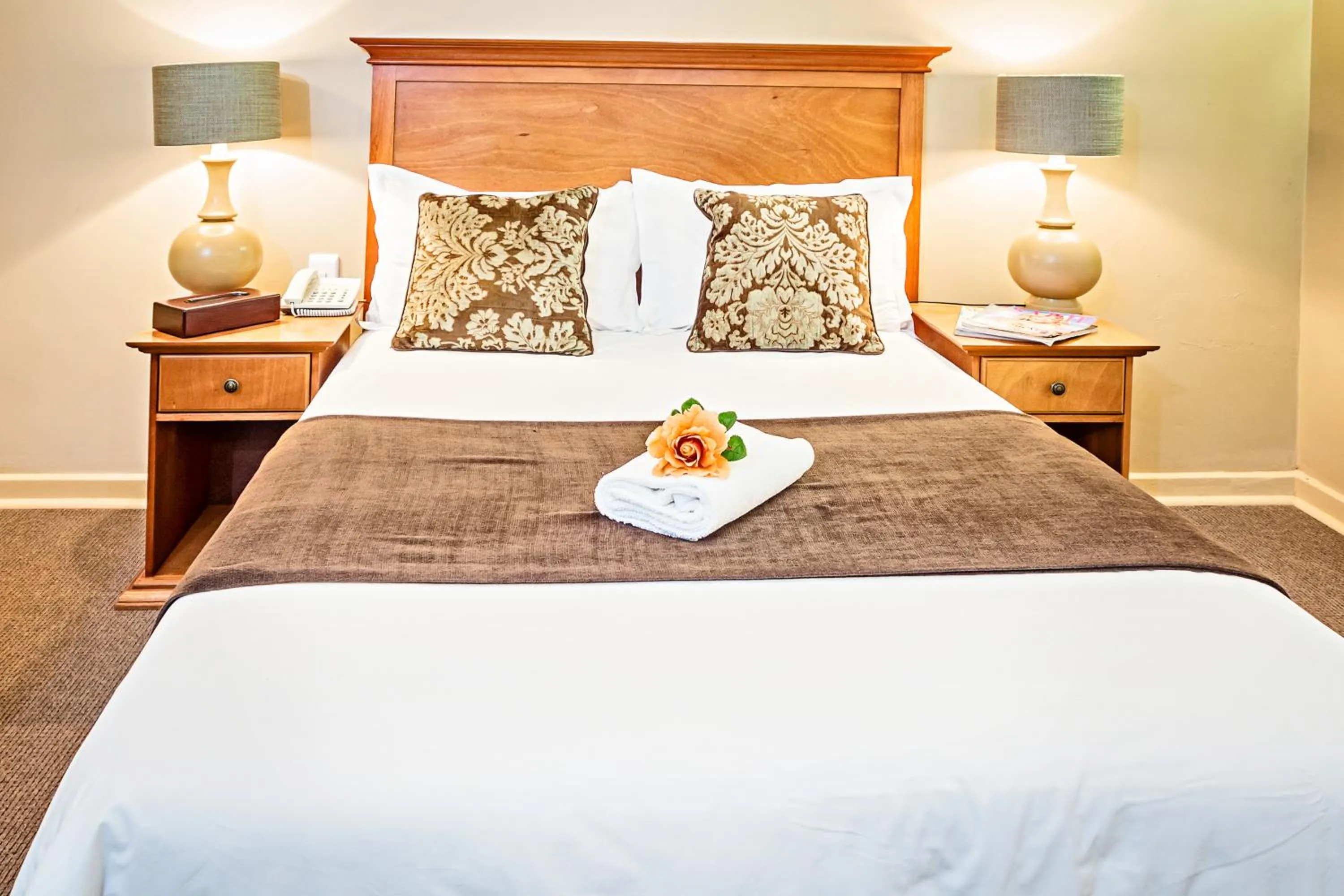 Bed in Nolangeni Hotel